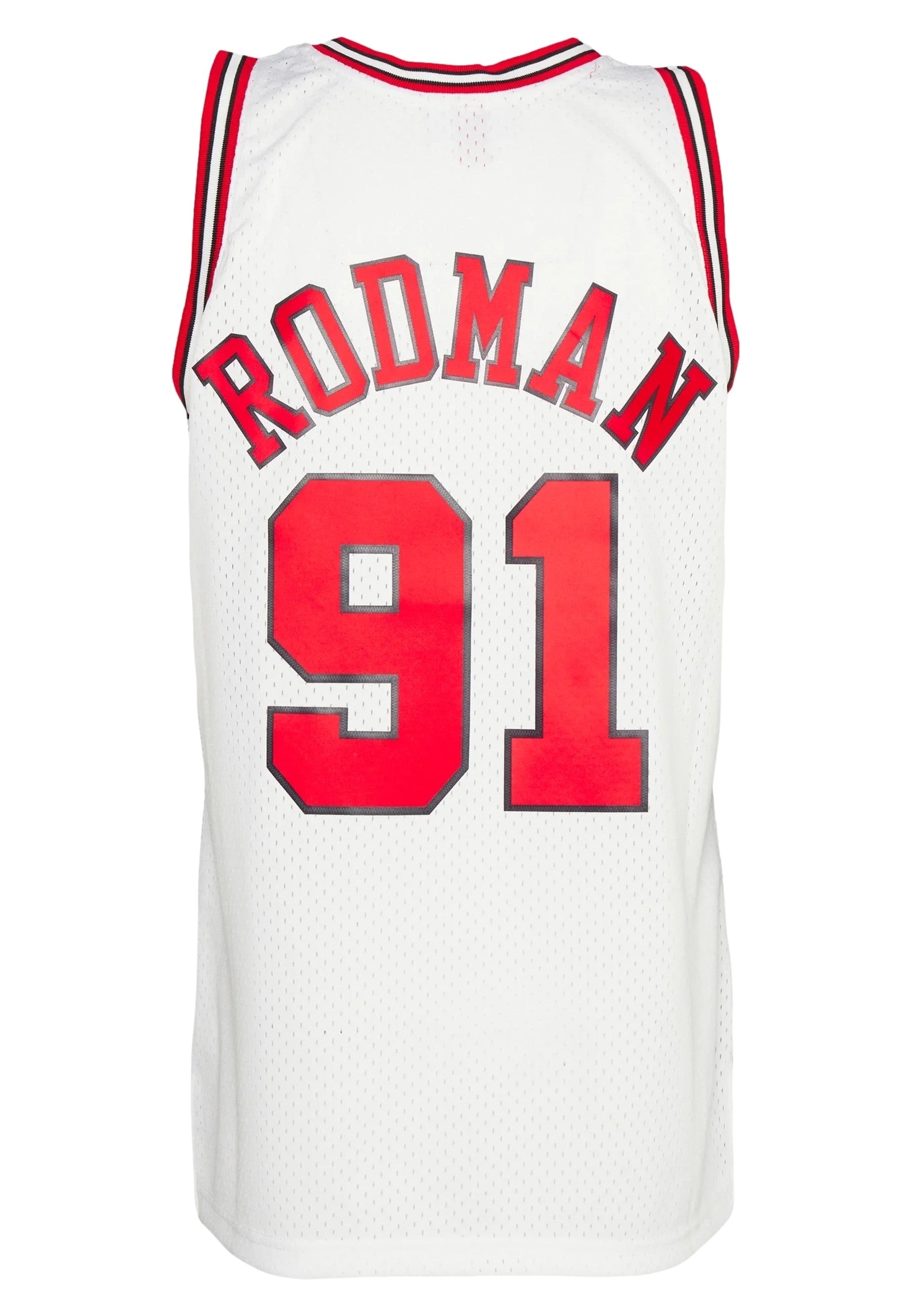 CAMISETA MITCHELL & NESS BLANCA BULLS DENNIS RODMAN SWINGMAN TEE