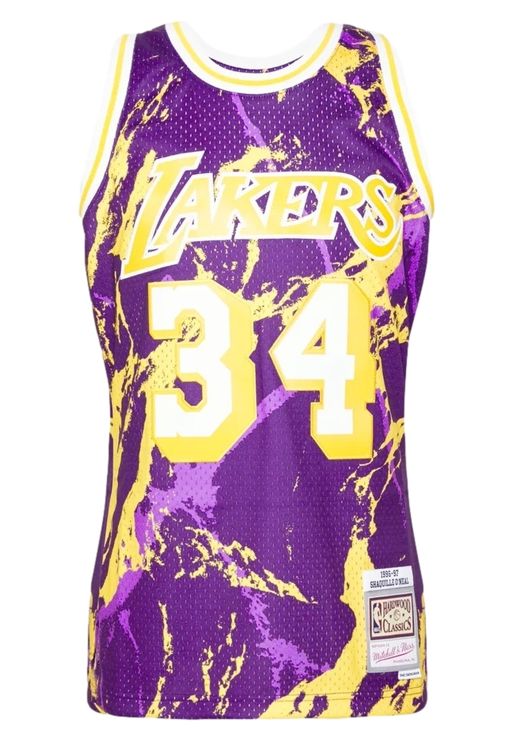 CAMISETA MITCHELL & NESS BLANCA LAKERS DOODLE SWINGMAN JERSEY