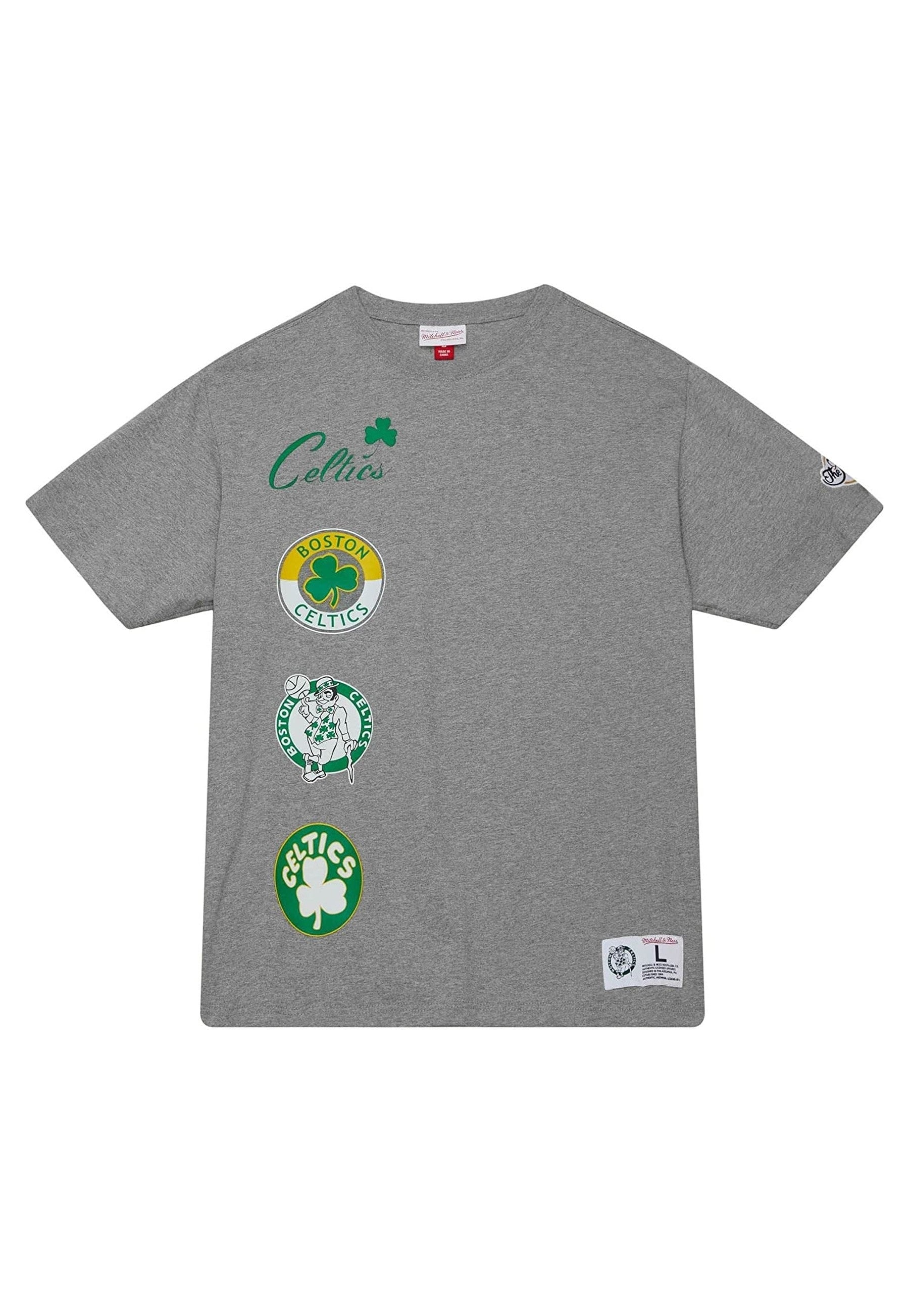 CAMISETA MITCHELL & NESS GRIS BOSTON CELTICS CITY COLLECTIO TEE