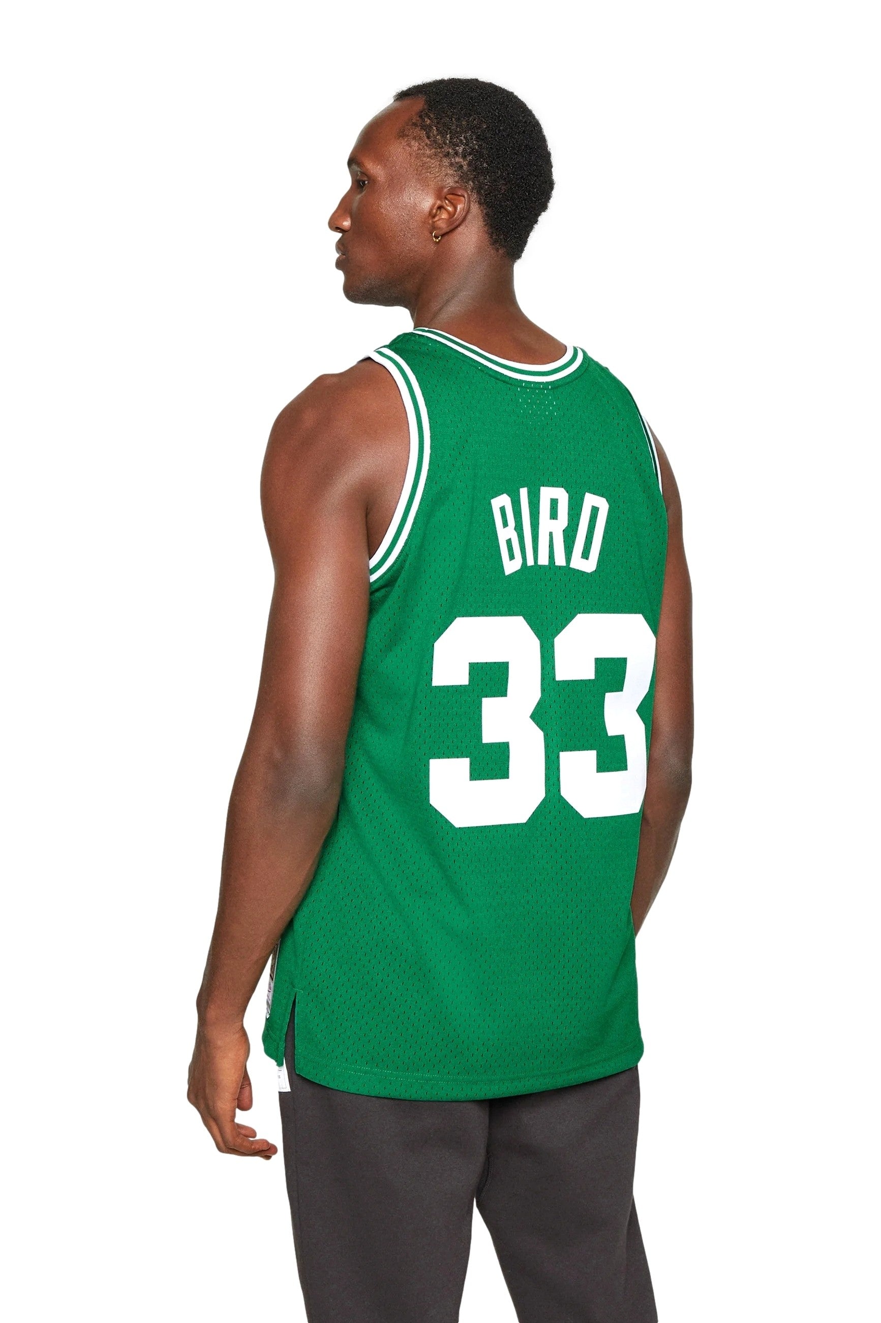 CAMISETA MITCHELL & NESS VERDE BOSTOS CELTICS LARRY BIRD SWINGMAN JERSEY