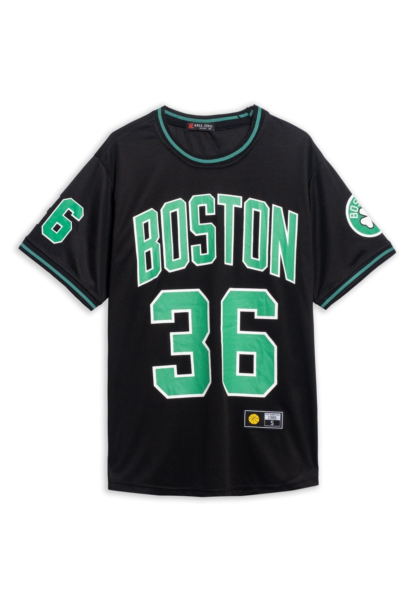 CAMISETA NEGRA BOSTON 36 SPORT TEE - AREA ZERO