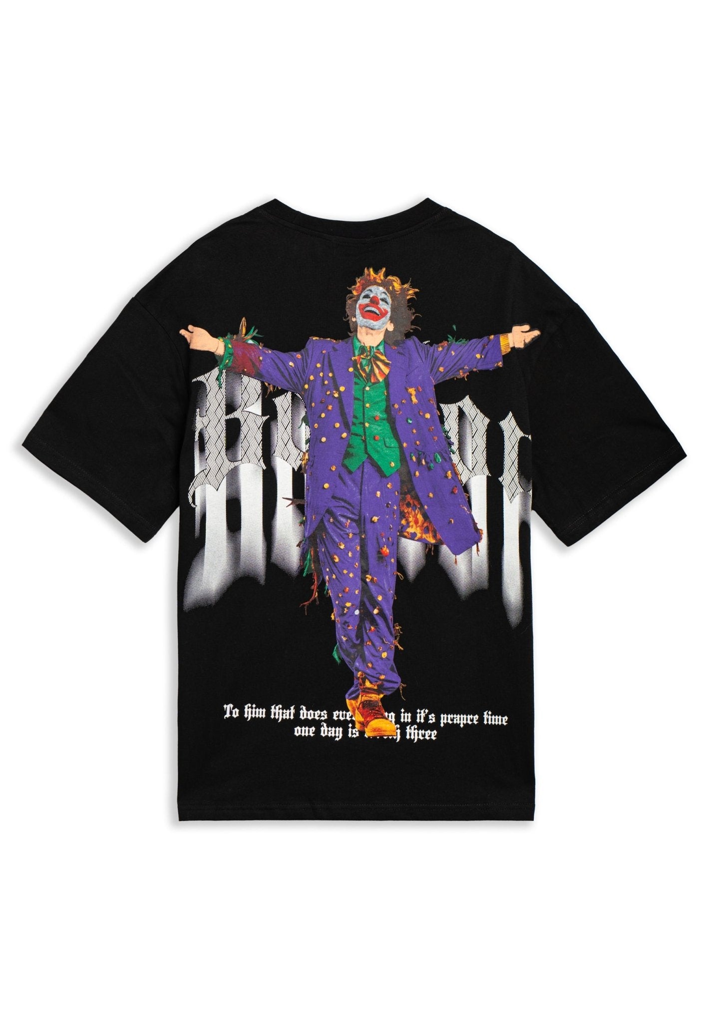 CAMISETA NEGRA BOSTON CLOWN TEE - AREA ZERO