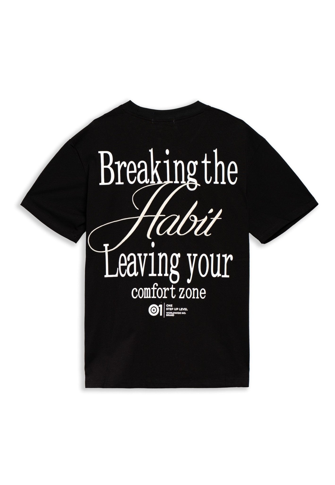 CAMISETA NEGRA BREAKING HABIT OVERSIZED TEE - AREA ZERO