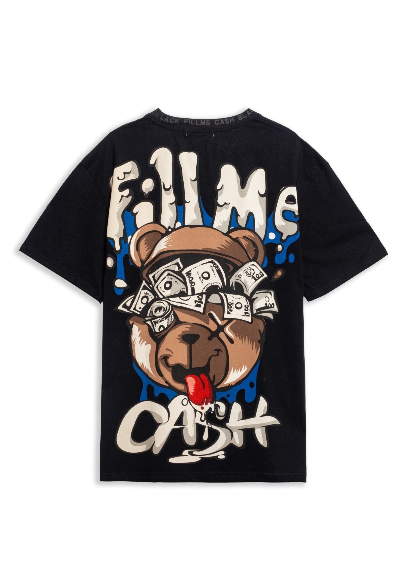 CAMISETA NEGRA FILL ME CASH OVERSIZED TEE - AREA ZERO