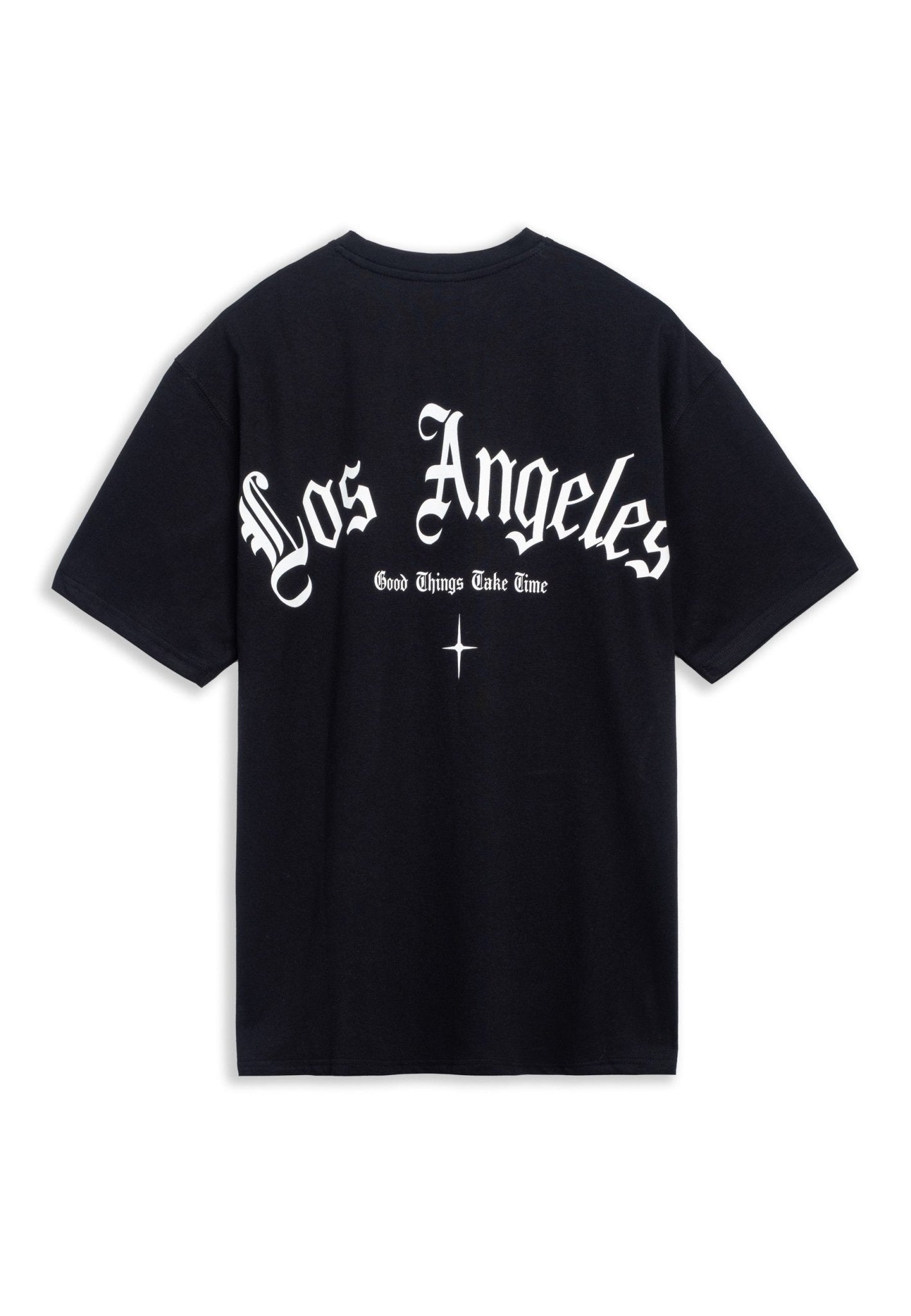 CAMISETA NEGRA LOS ANGELES OVERSIZED TEE - AREA ZERO