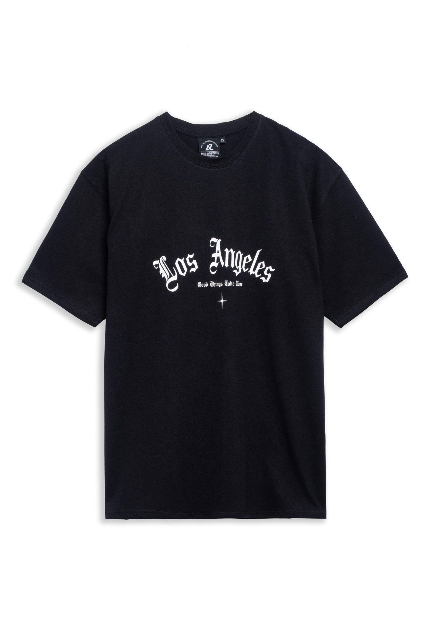 CAMISETA NEGRA LOS ANGELES OVERSIZED TEE - AREA ZERO