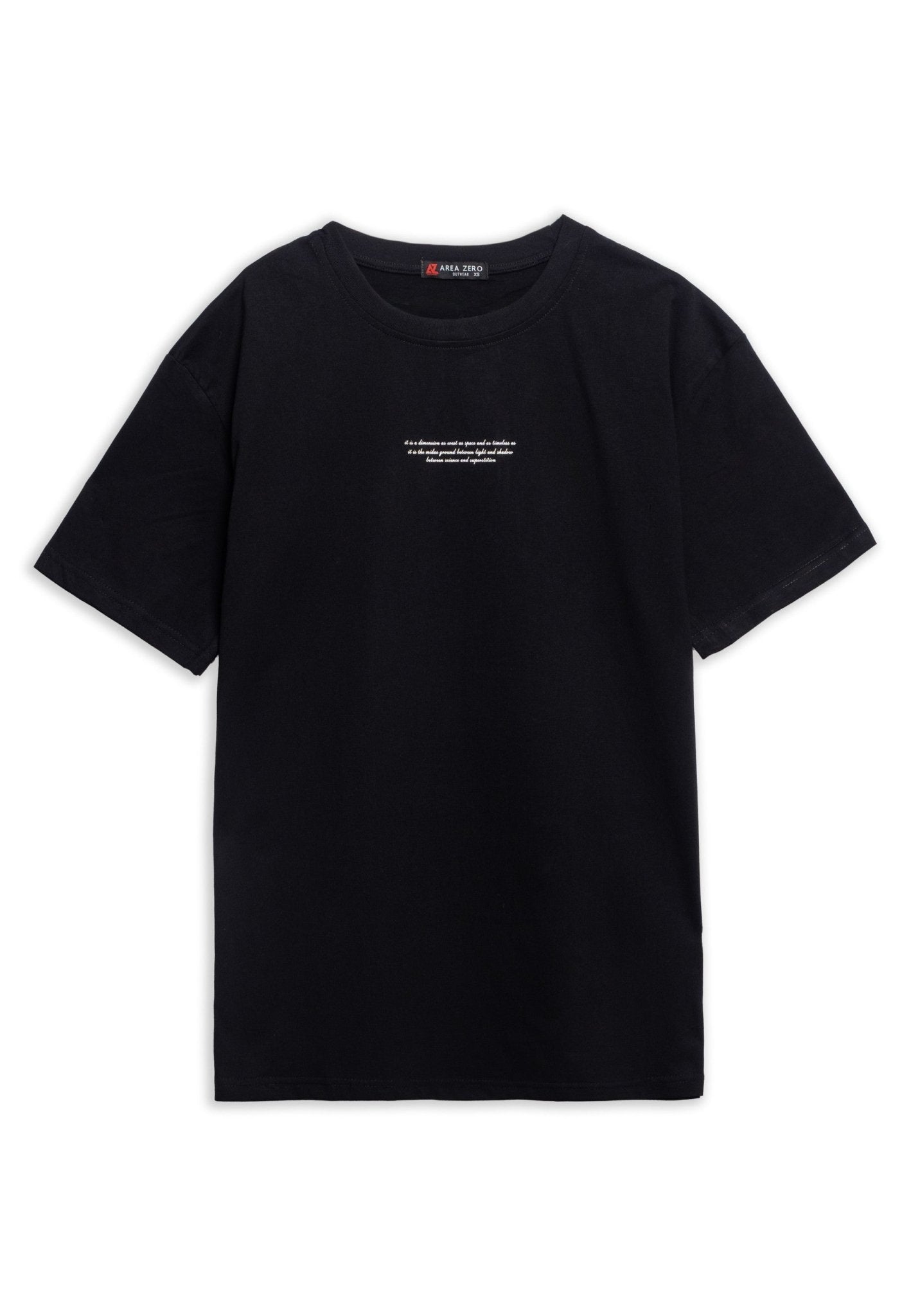 CAMISETA NEGRA TIMELESS BEAR OVERSIZED TEE - AREA ZERO