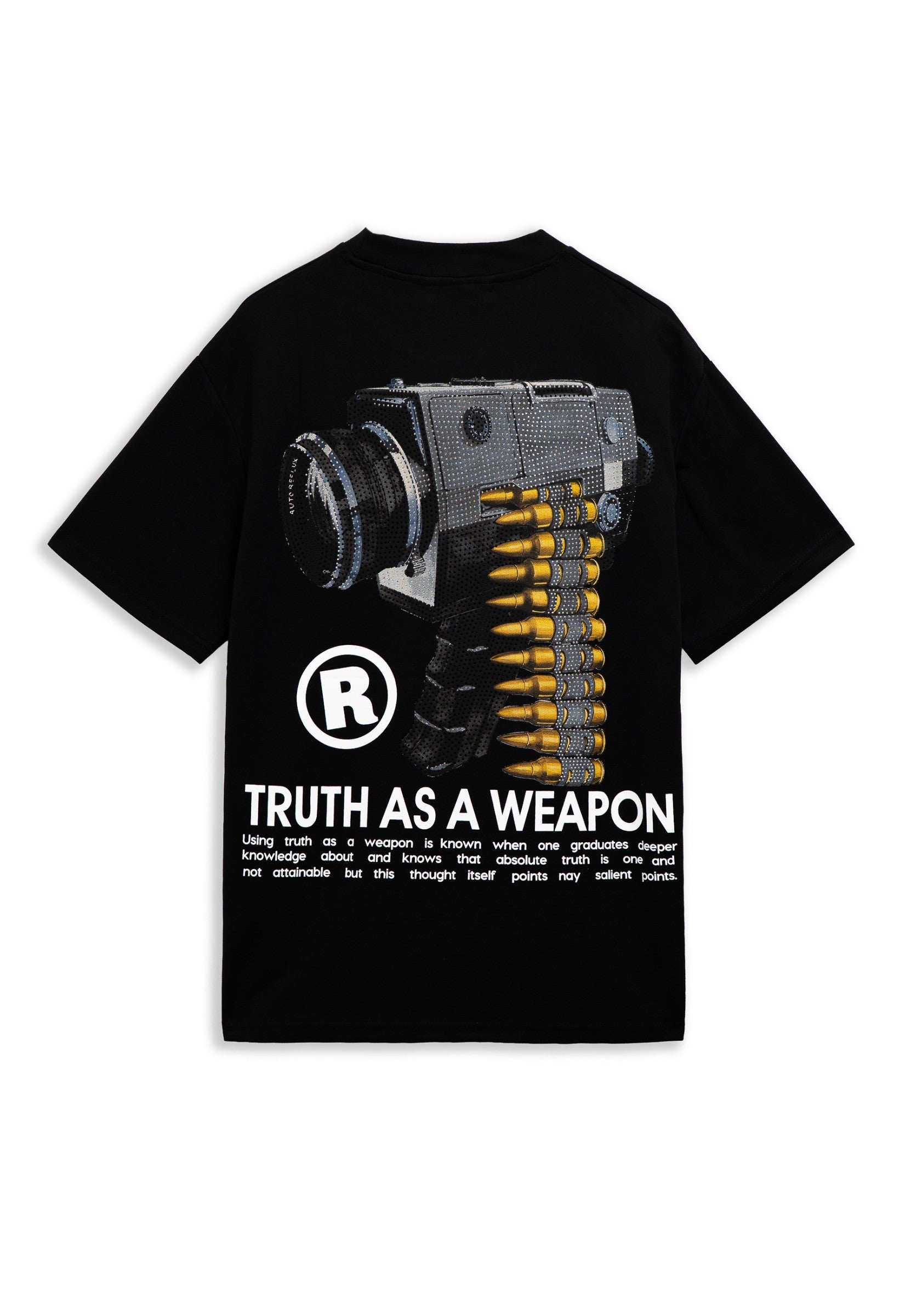 CAMISETA NEGRA TRUTH AS A WEAPON DIAMOND TEE