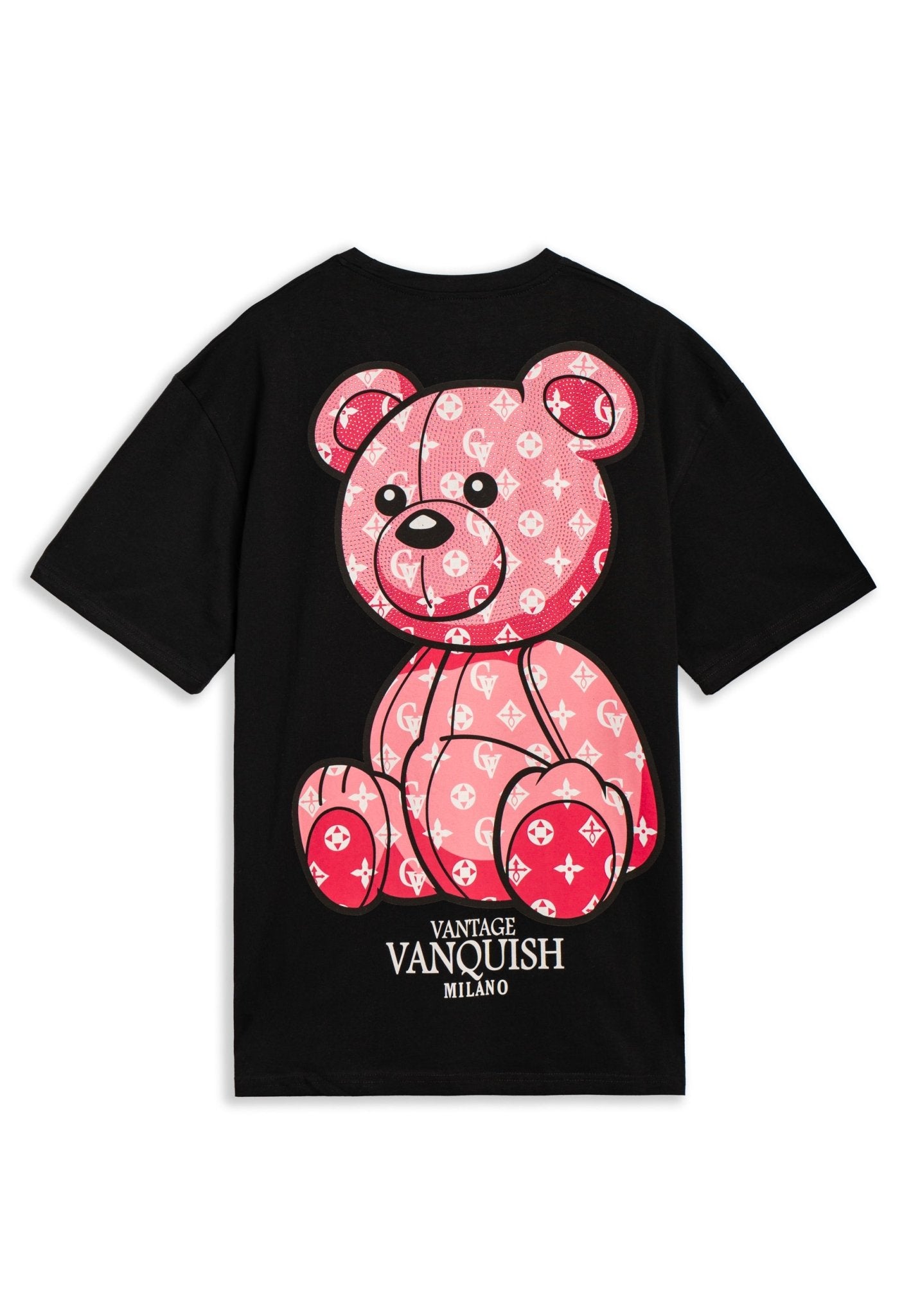 CAMISETA NEGRA VANTAGE BEAR OVERSIZED TEE - AREA ZERO