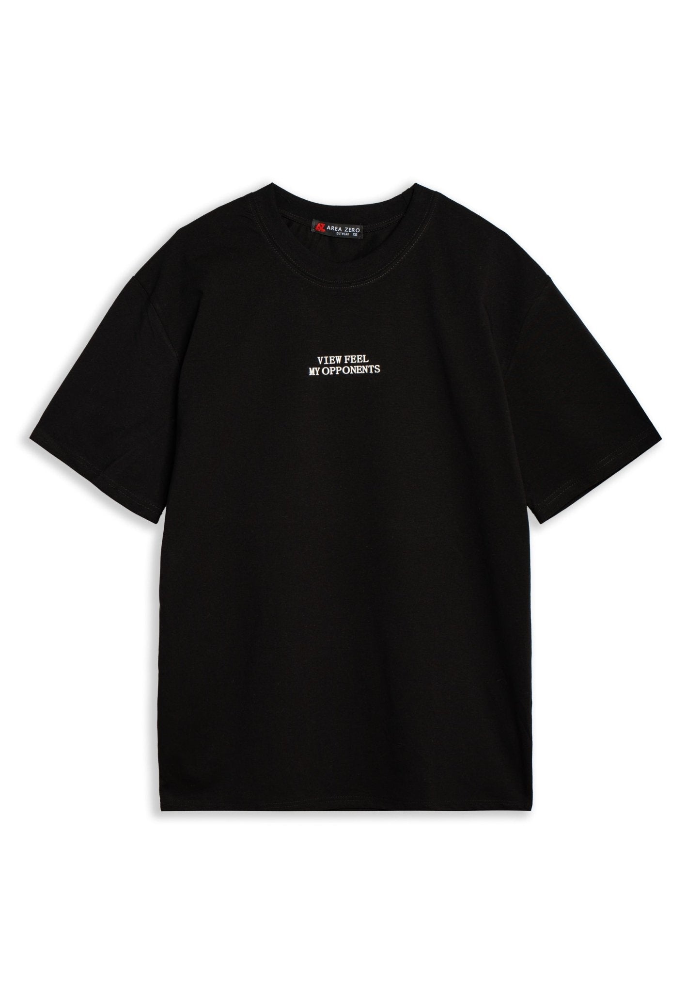 CAMISETA NEGRA VIEW FEEL F1 OVERSIZED TEE - AREA ZERO