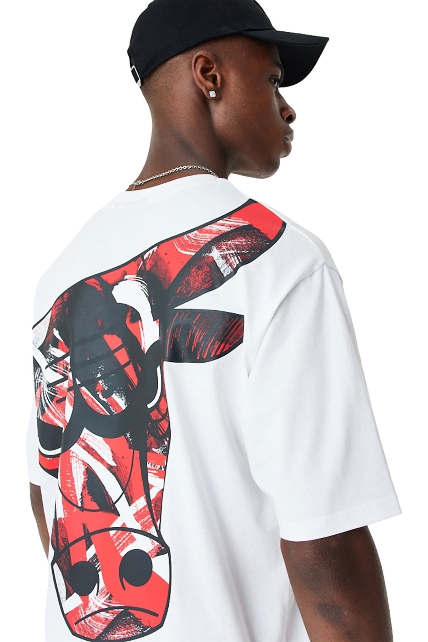 CAMISETA NEW ERA BLANCA BULLS NBA LARGE INFILL OS TEE CHIBUL - AREA ZERO