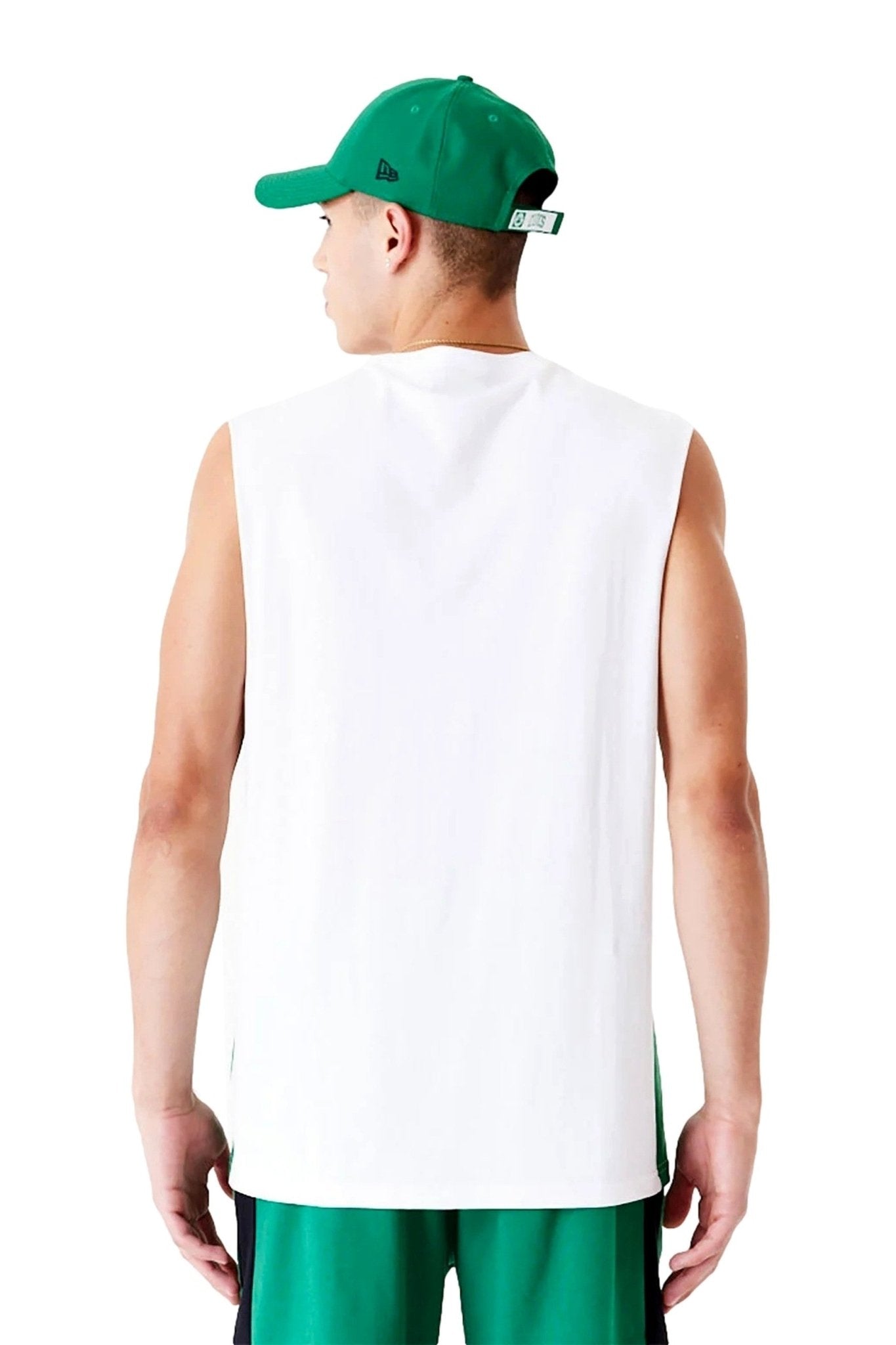 CAMISETA NEW ERA BLANCA CELTICS COLOR BLOCK SLVLSS TEE BOSCEL - AREA ZERO