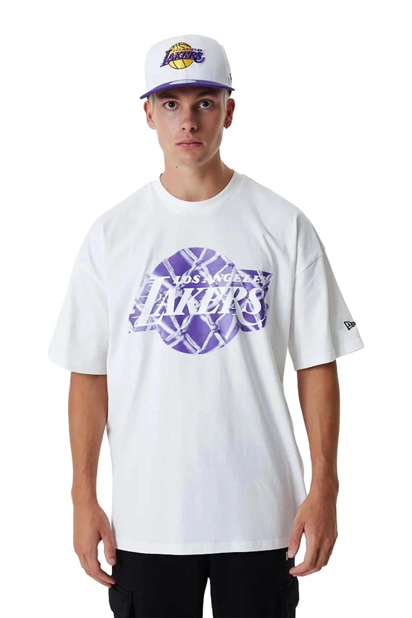 CAMISETA NEW ERA BLANCA LAKERS NBA INFILL LOGO OS TE - AREA ZERO
