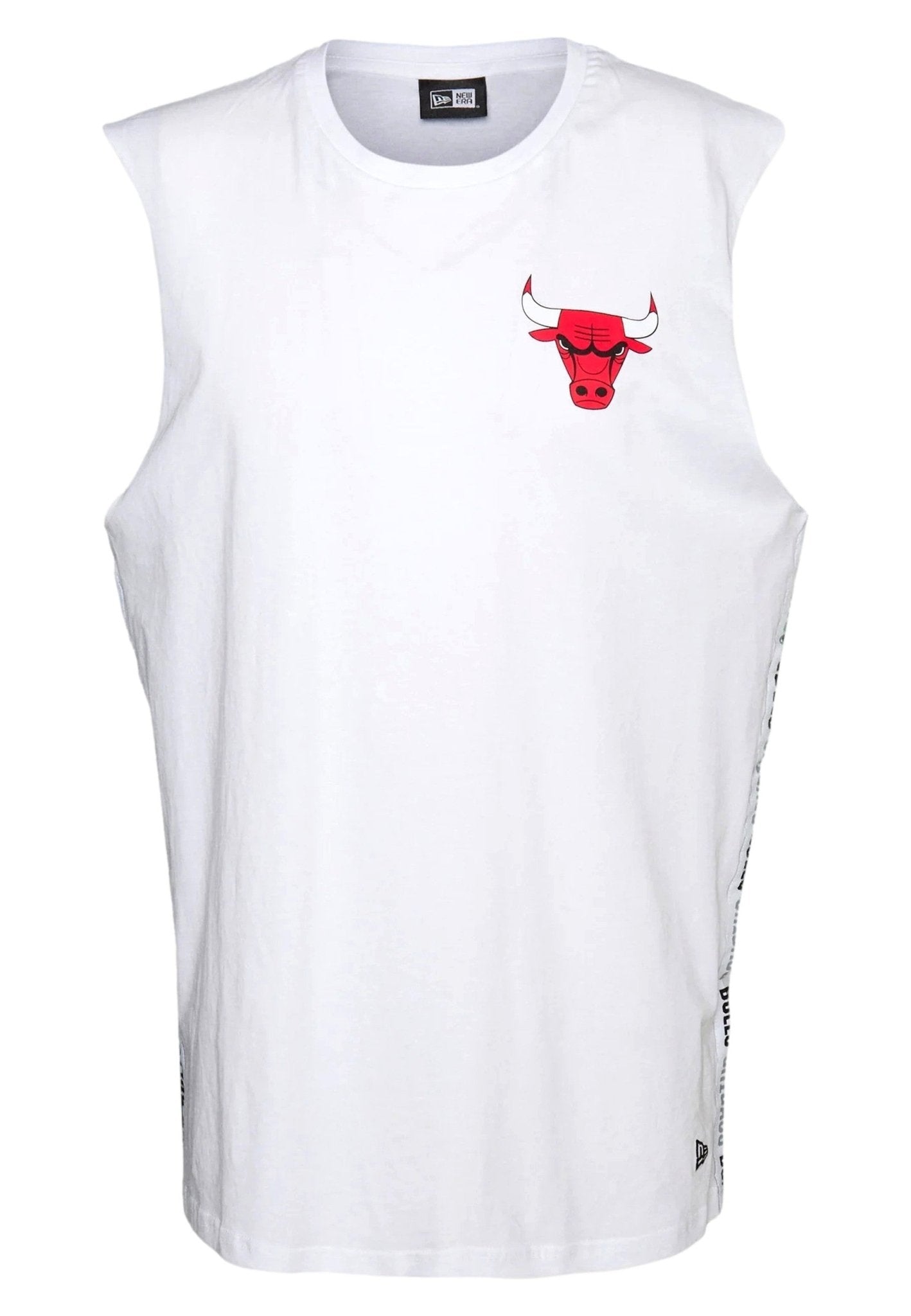 CAMISETA NEW ERA BLANCA NBA LEFT CHST LOGO SLVLSS TEE CHIBUL - AREA ZERO
