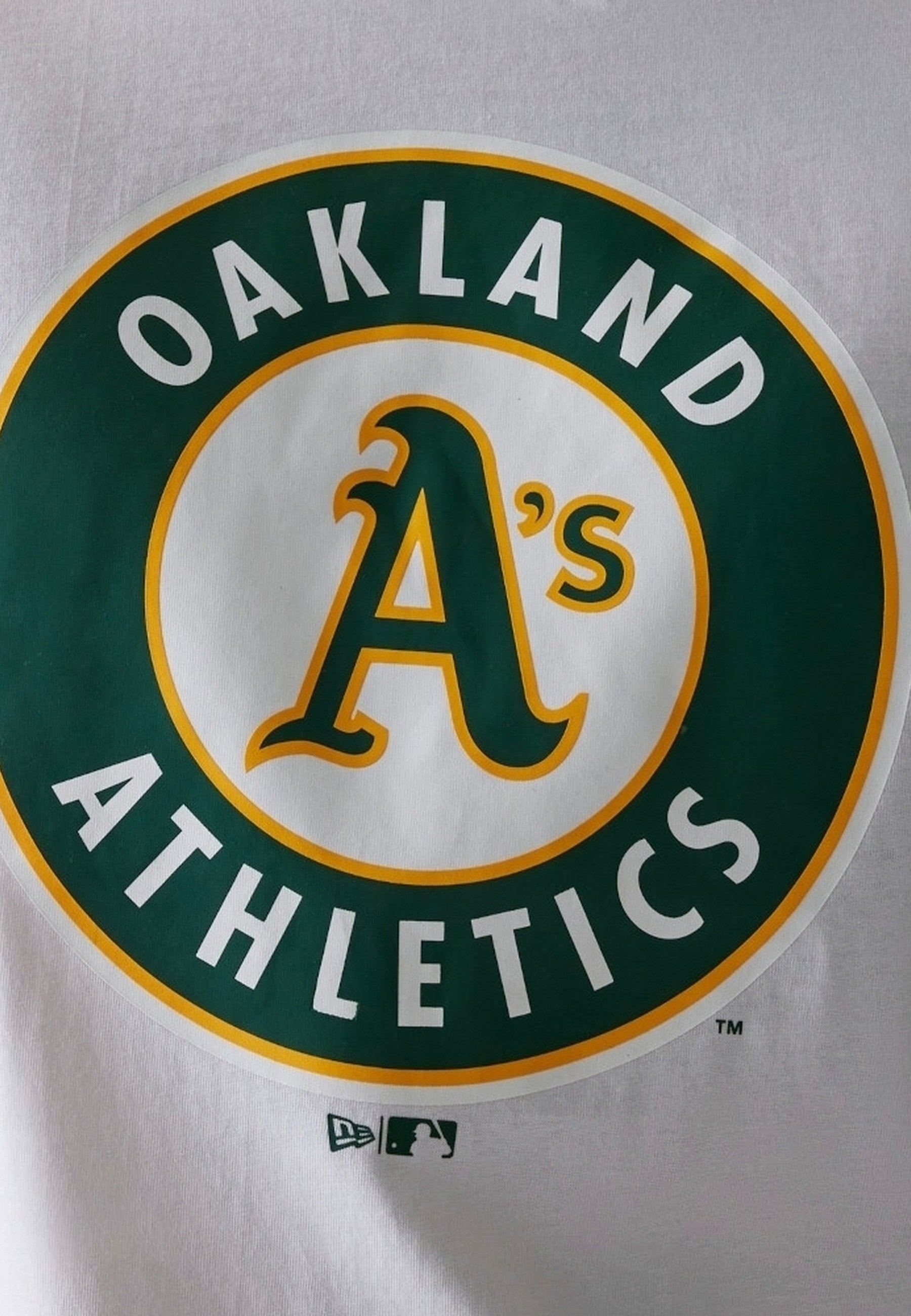 CAMISETA NEW ERA BLANCA OAKLAND ATHLETICS NOB MLB REGULAR TEE OAKATH