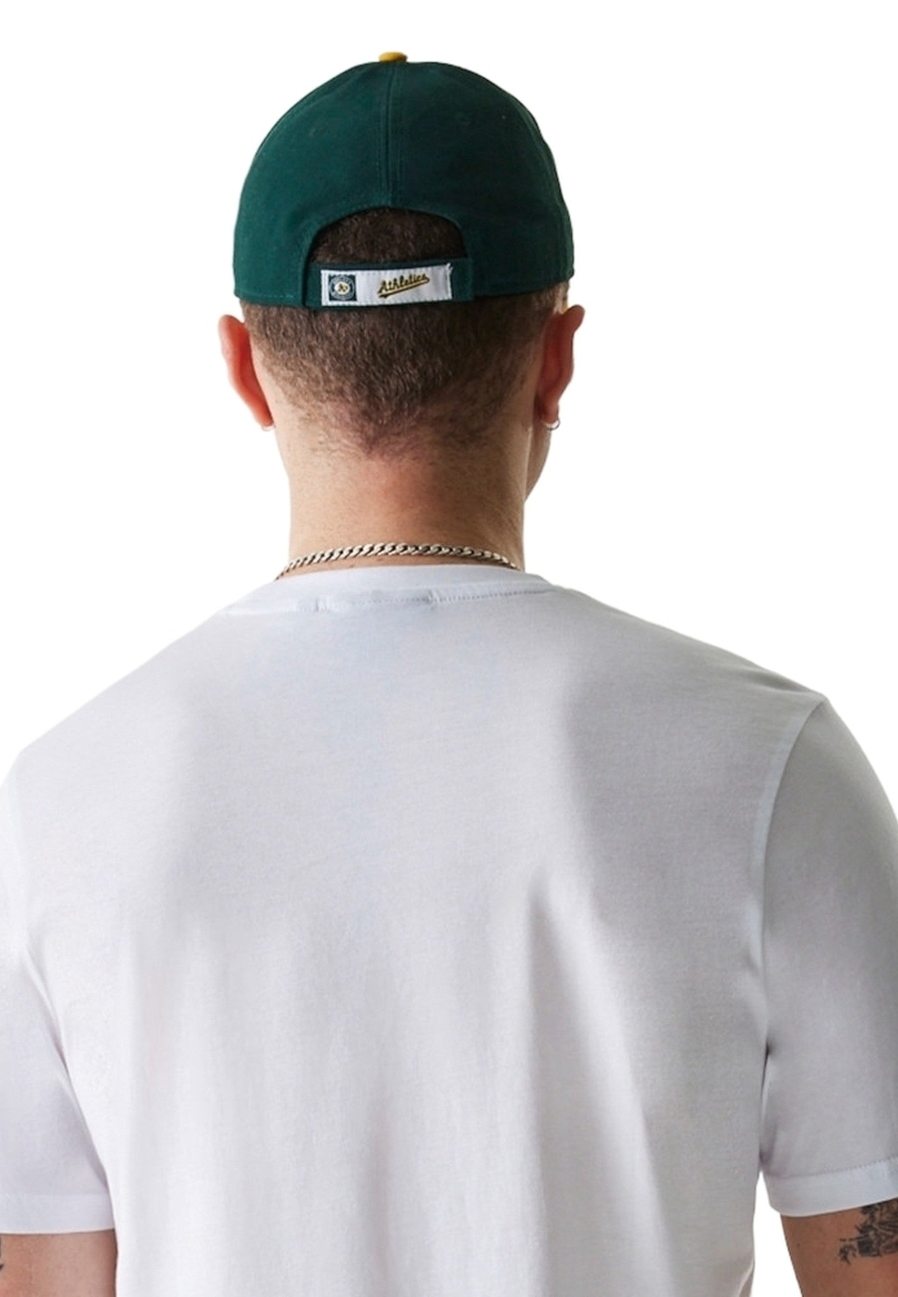 CAMISETA NEW ERA BLANCA OAKLAND ATHLETICS NOB MLB REGULAR TEE OAKATH