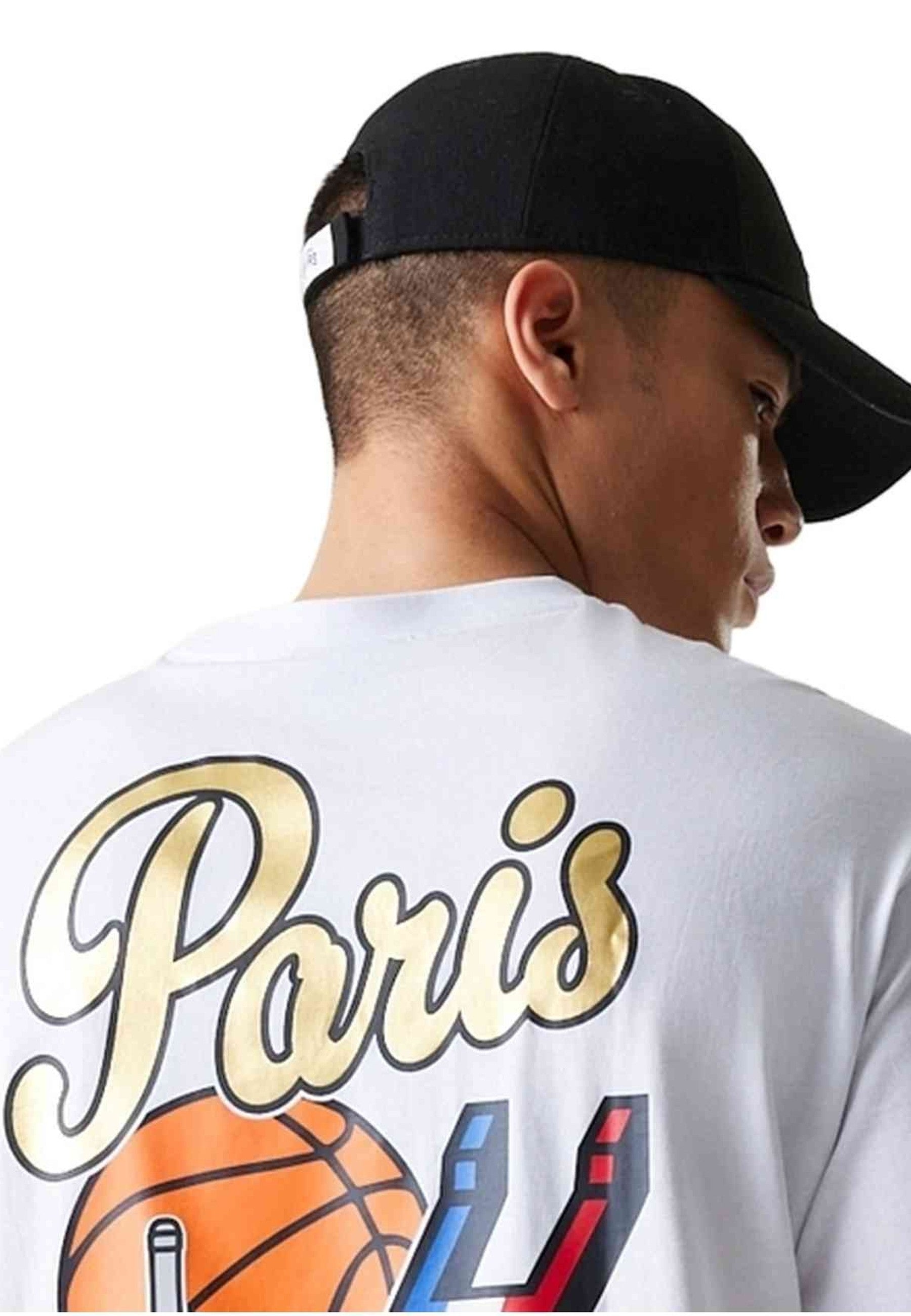 CAMISETA NEW ERA BLANCA SPURS NBA PARIS GAMES OS TEE SAASPU