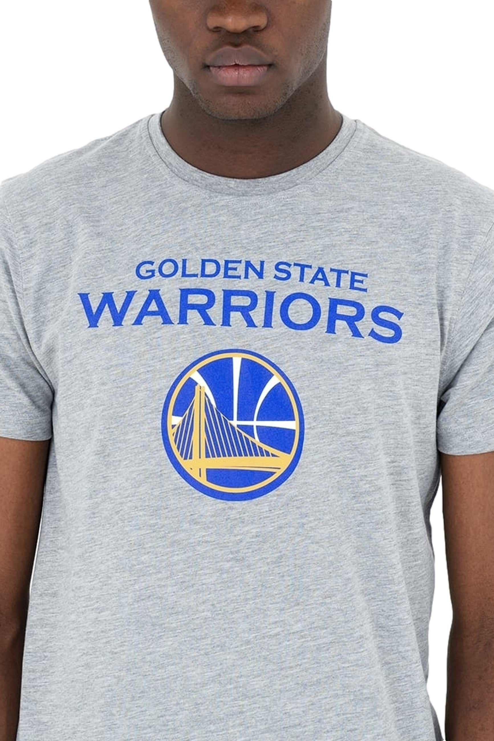CAMISETA NEW ERA GRIS GOLDEN STATE TEAM LOGO TEE