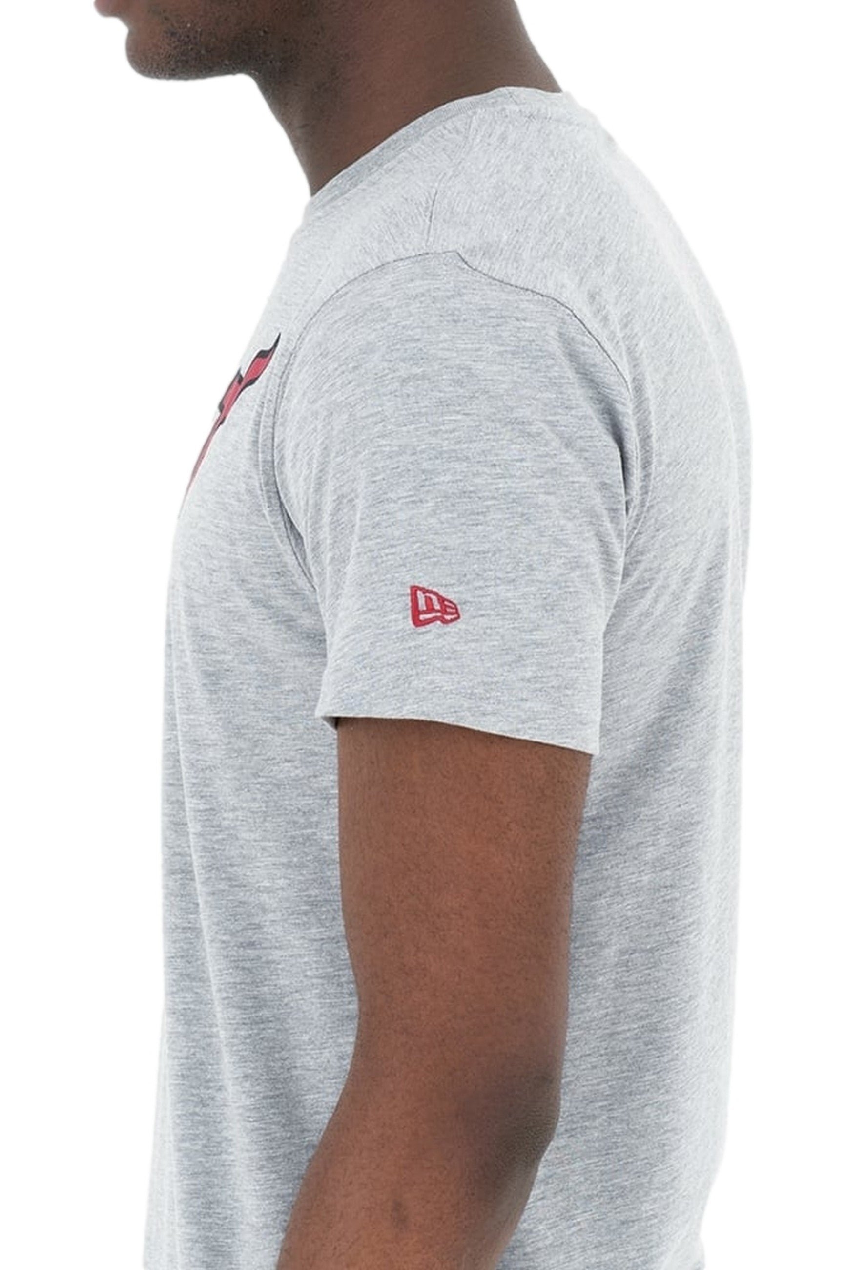 CAMISETA NEW ERA GRIS MIAMI HEAT TEAM LOGO TEE