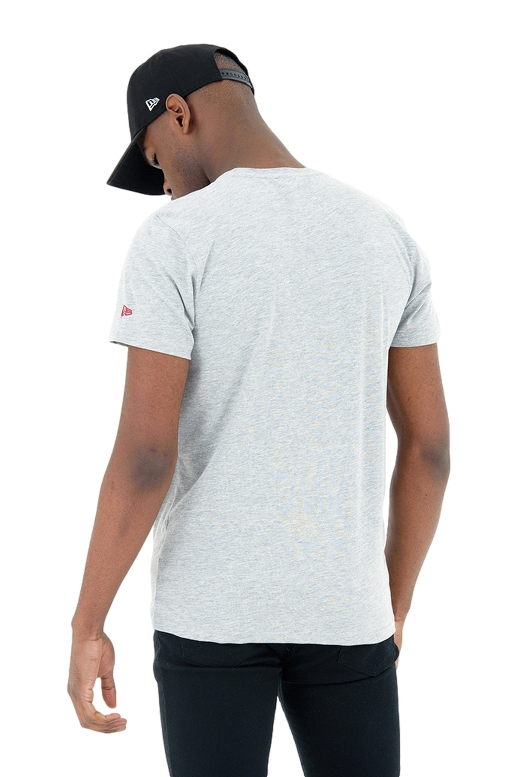 CAMISETA NEW ERA GRIS MIAMI HEAT TEAM LOGO TEE