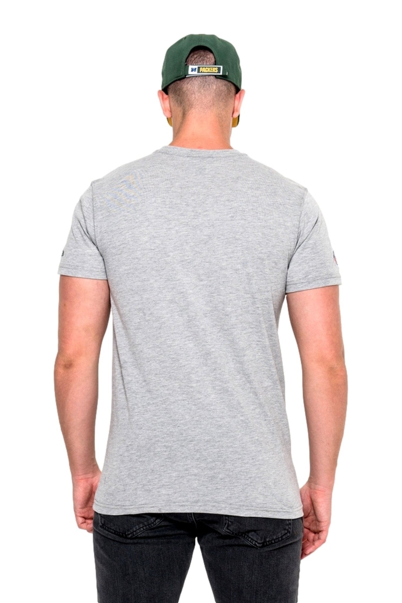 CAMISETA NEW ERA GRIS PACKERS TEAM LOGO TEE - AREA ZERO