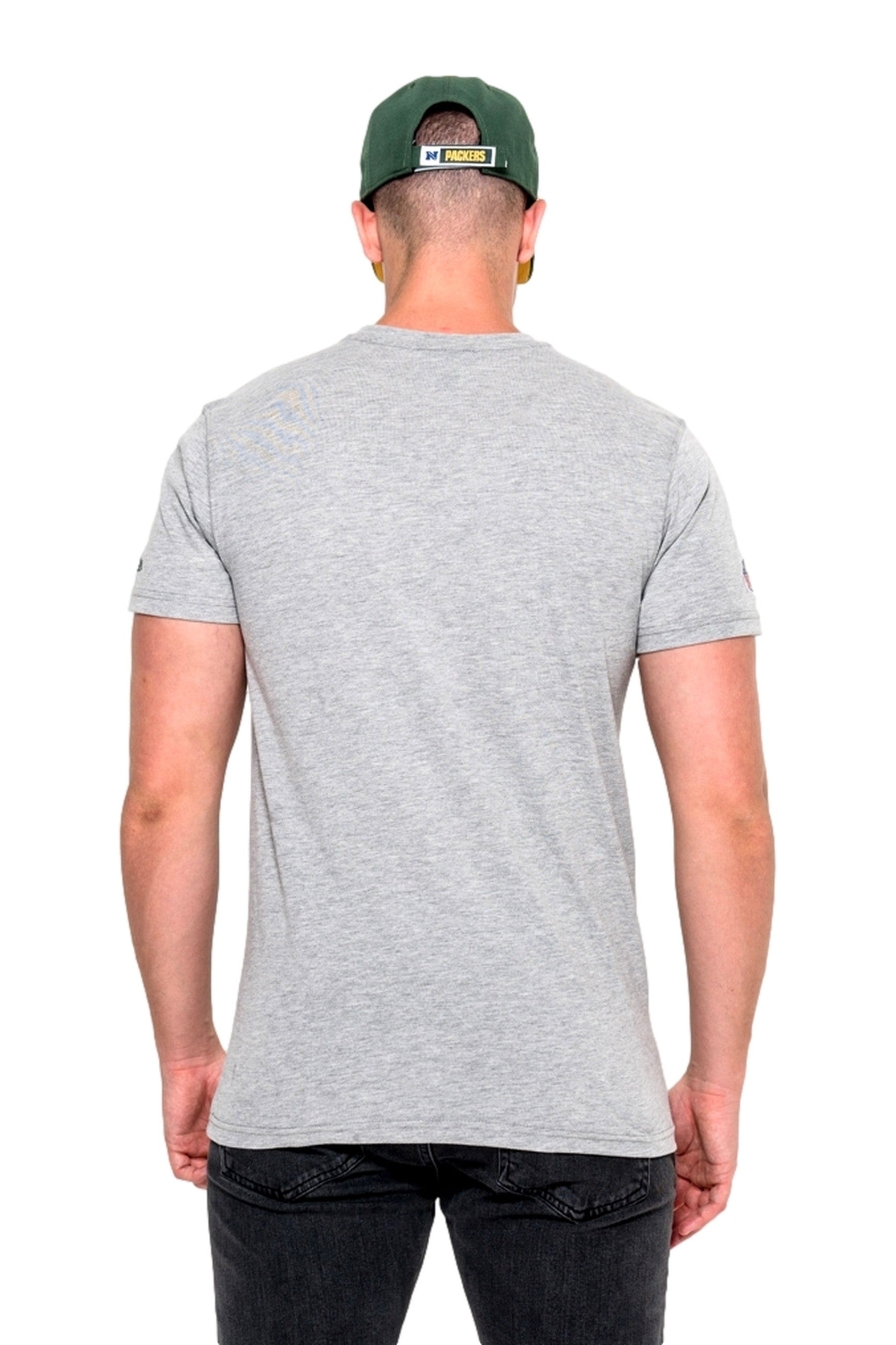 CAMISETA NEW ERA GRIS PACKERS TEAM LOGO TEE