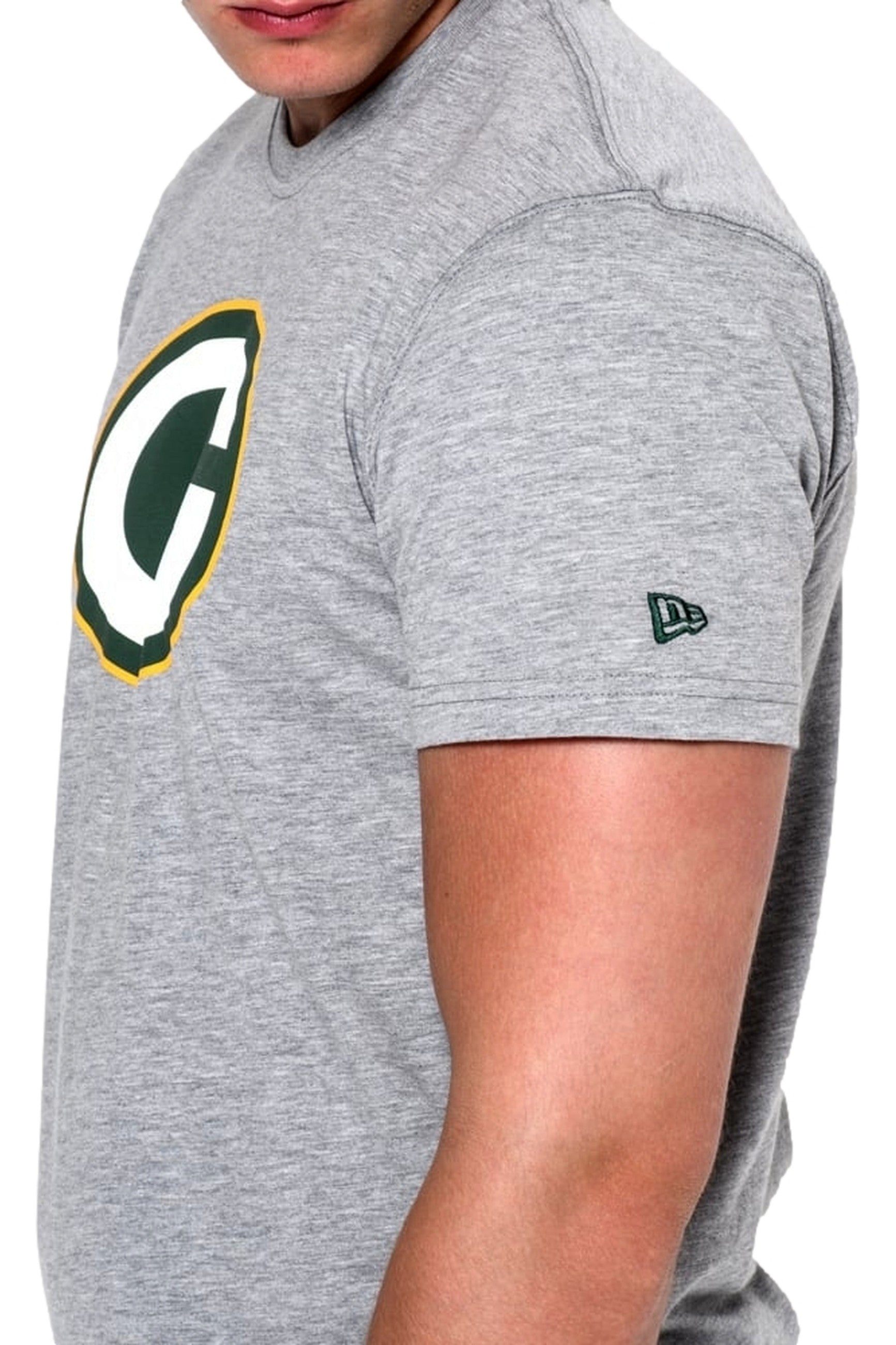 CAMISETA NEW ERA GRIS PACKERS TEAM LOGO TEE
