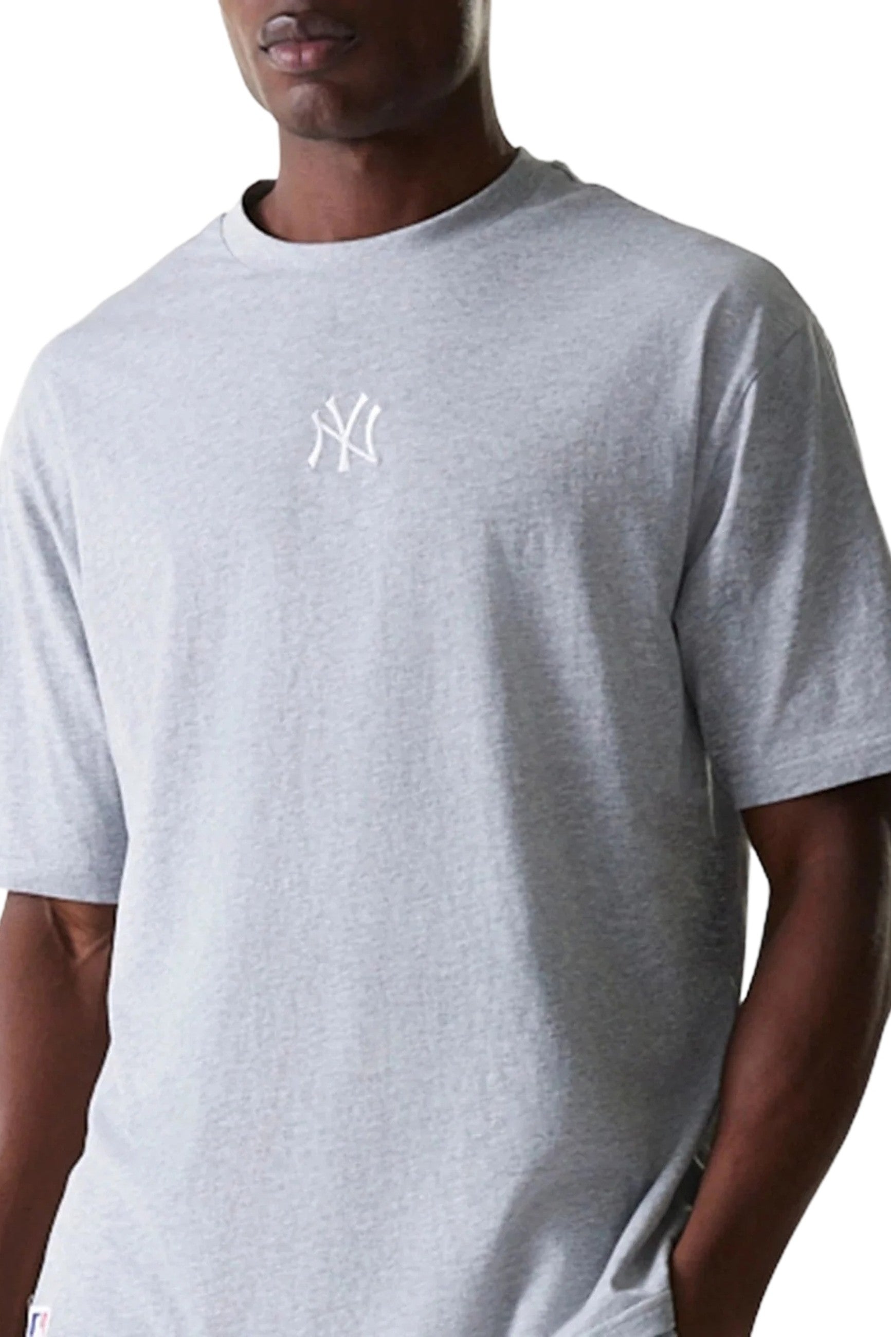 CAMISETA NEW ERA GRIS YANKEES NOS MLB MIDI OS TEE