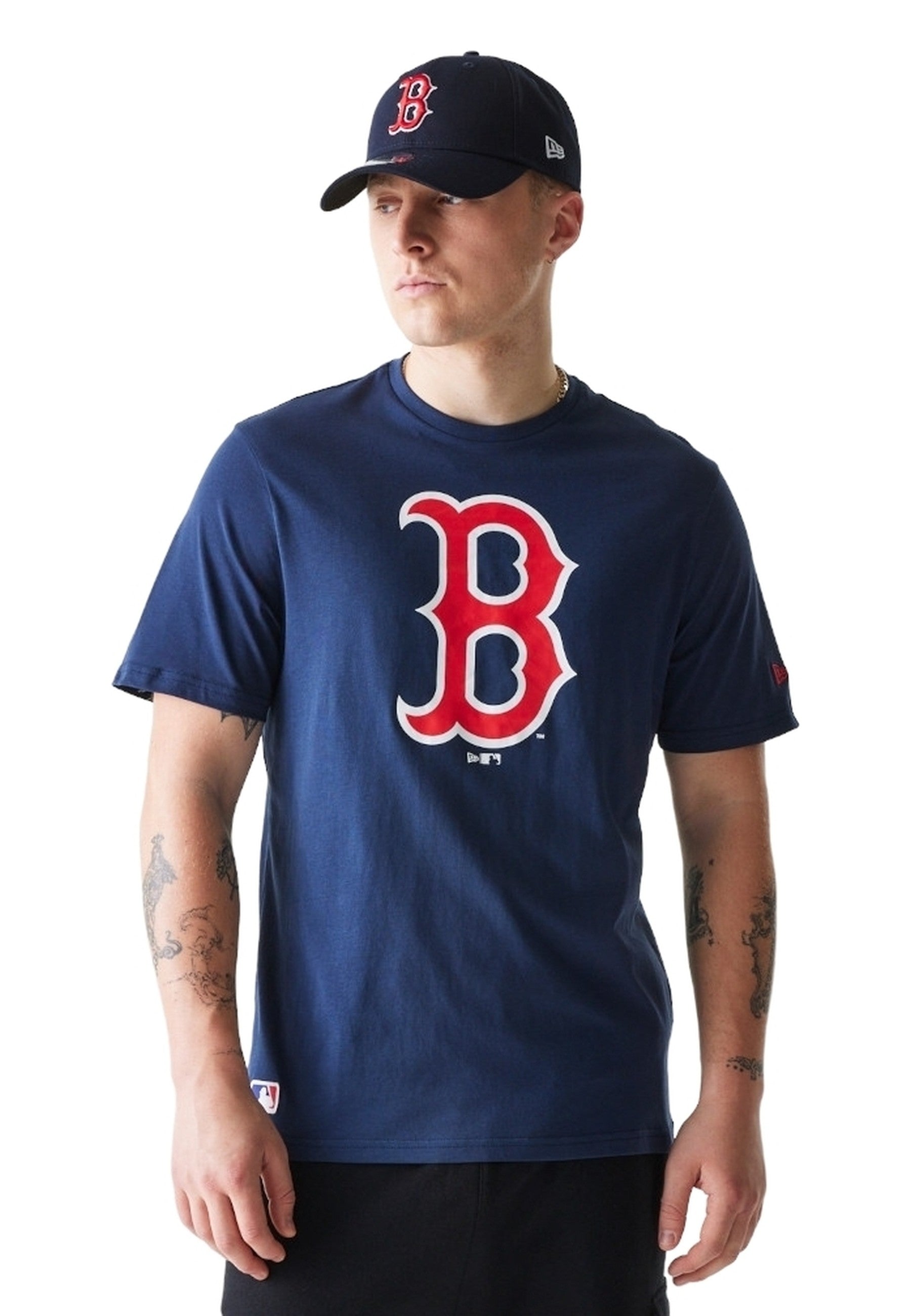 CAMISETA NEW ERA MARINO BOSTON RED SOX NOS MLB REGULAR TEE BOSRED