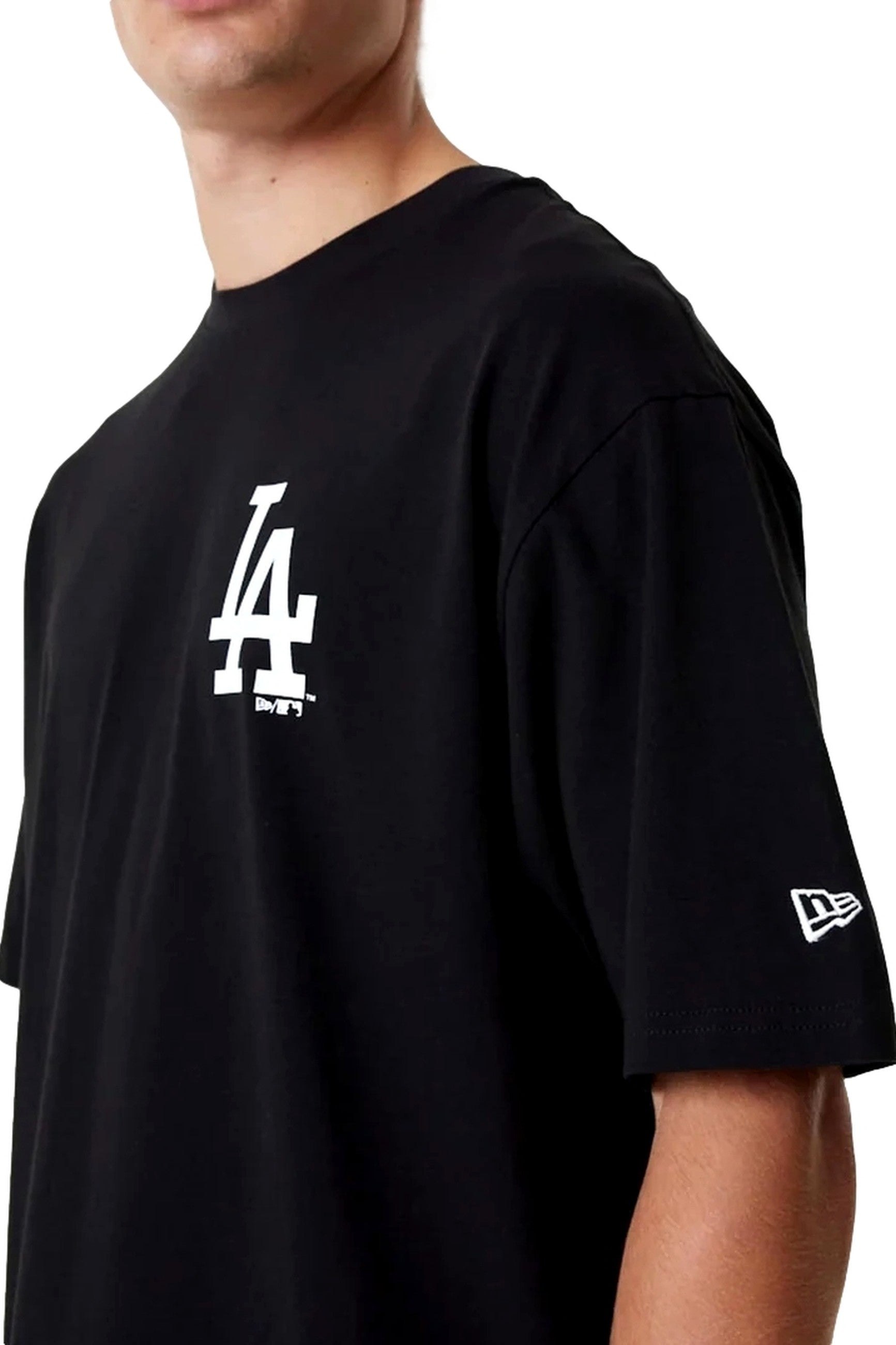 CAMISETA NEW ERA NEGRA DODGERS MLB ESSENTIALS OS TEE LOSDOD