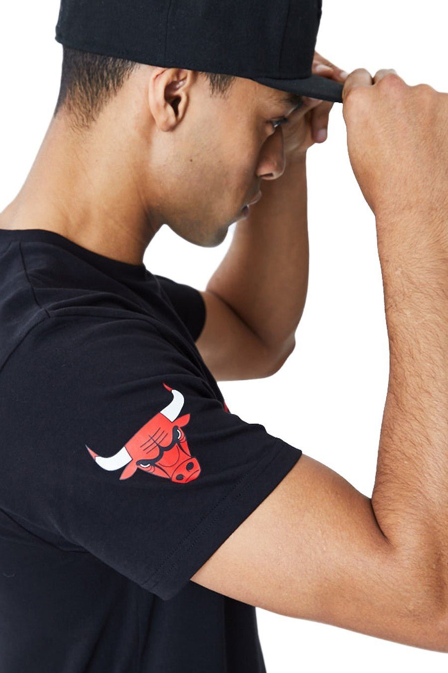 CAMISETA NEW ERA NEGRA GRADIENT WORDMARK TEE CHICAGO BULLS - AREA ZERO