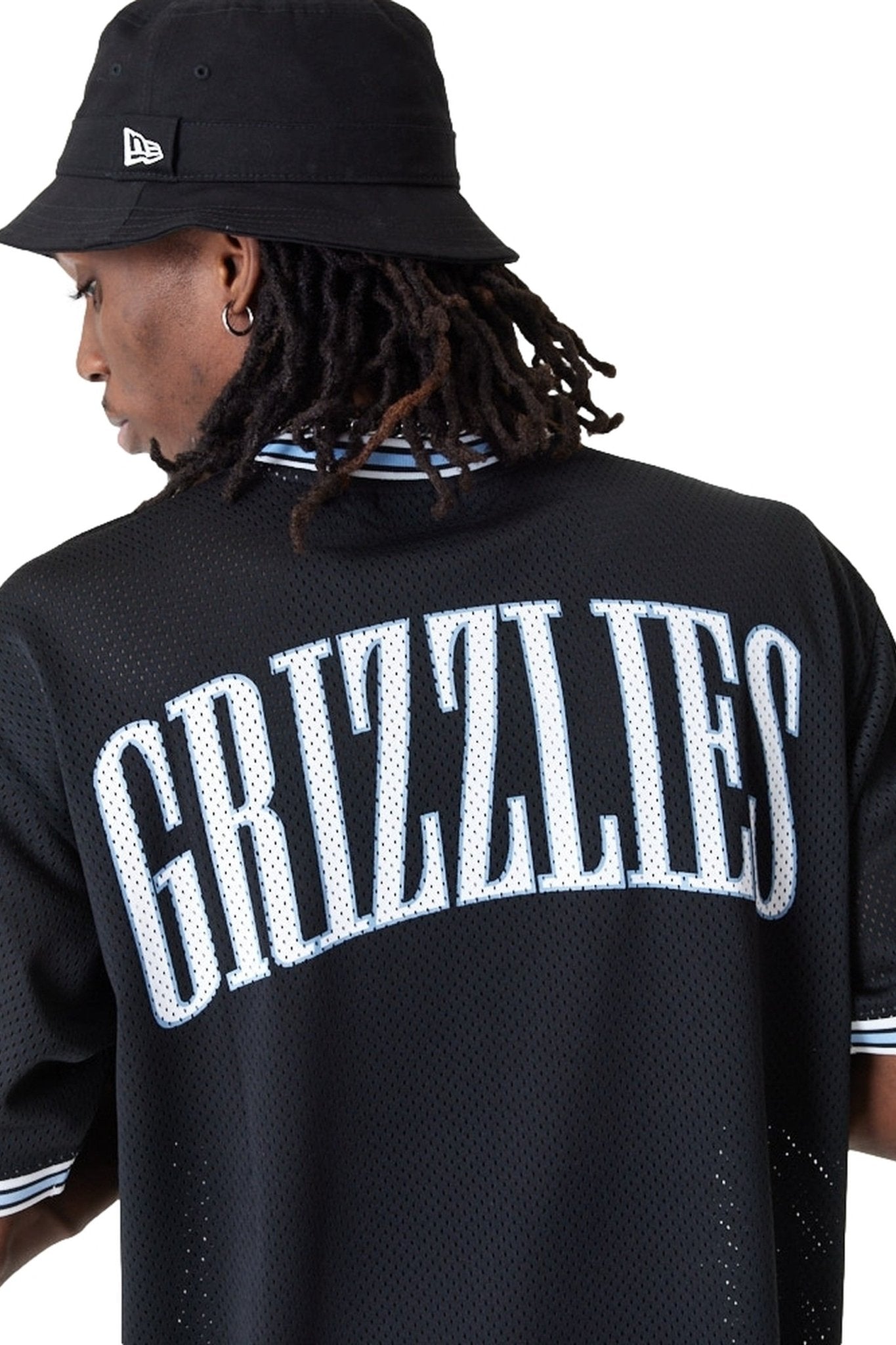 CAMISETA NEW ERA NEGRA GRIZZLEES NBA OS MESH TEE MEMGRI - AREA ZERO