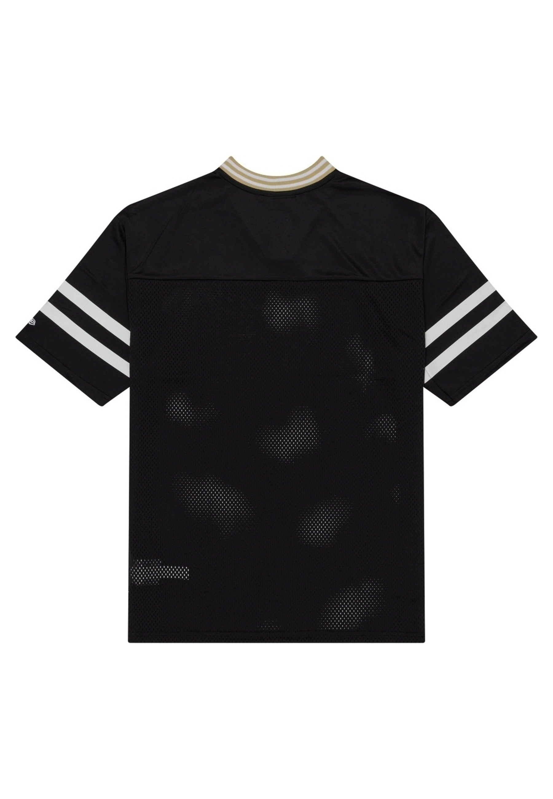 CAMISETA NEW ERA NEGRA SAINTS NOS NFL MESH TEE
