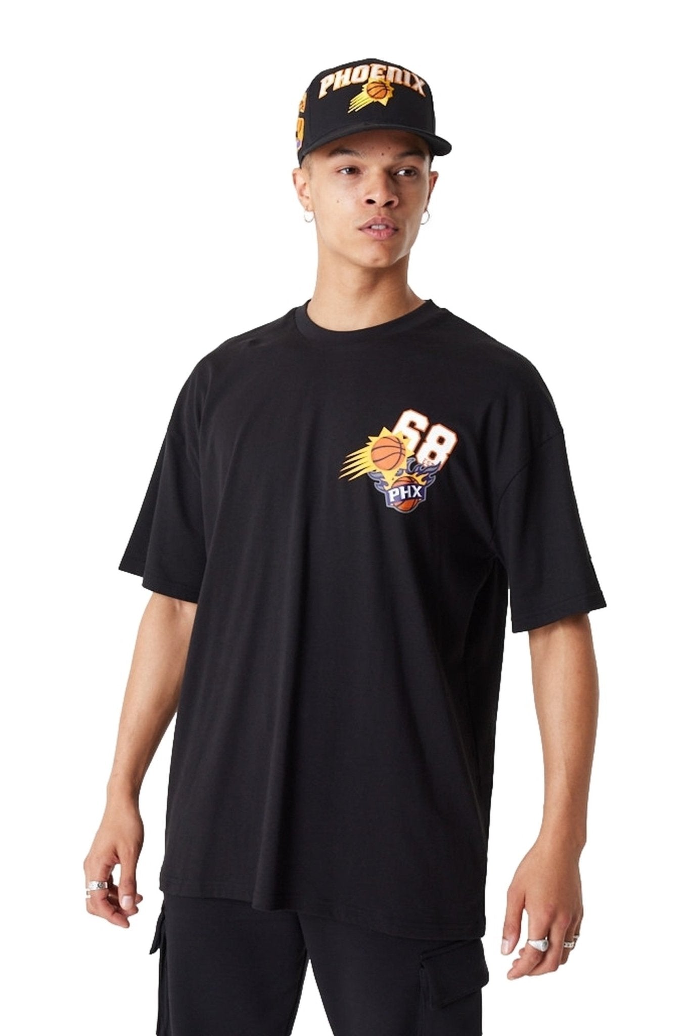 CAMISETA NEW ERA NEGRA SUNS ARCH WRDMRK OS TEE PHOSUN - AREA ZERO