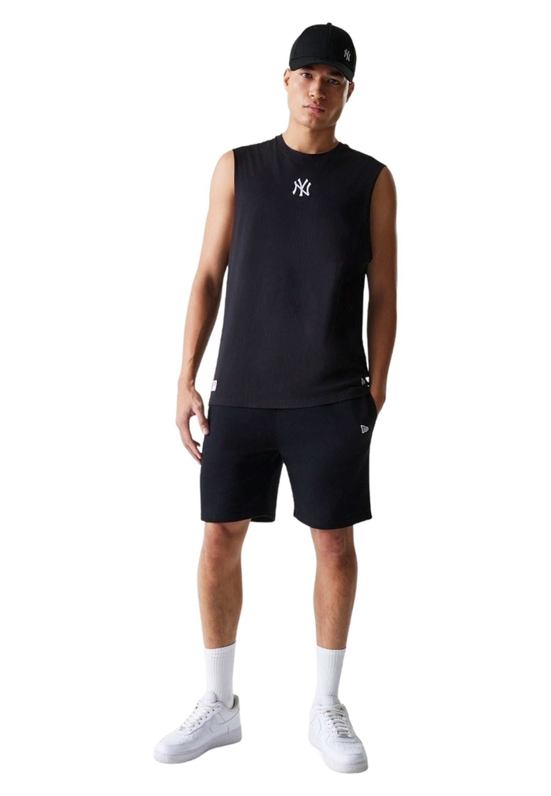 CAMISETA NEW ERA NEGRA TIRANTES YANKEES MIDI LOGO SLEEVELESS TEE
