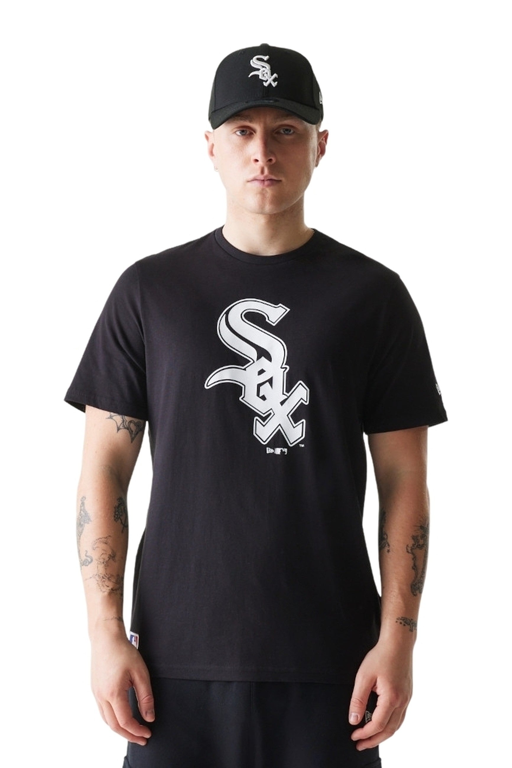 CAMISETA NEW ERA NEGRA WHITE SOX NOS MLB REGULAR TEE CHIWHI