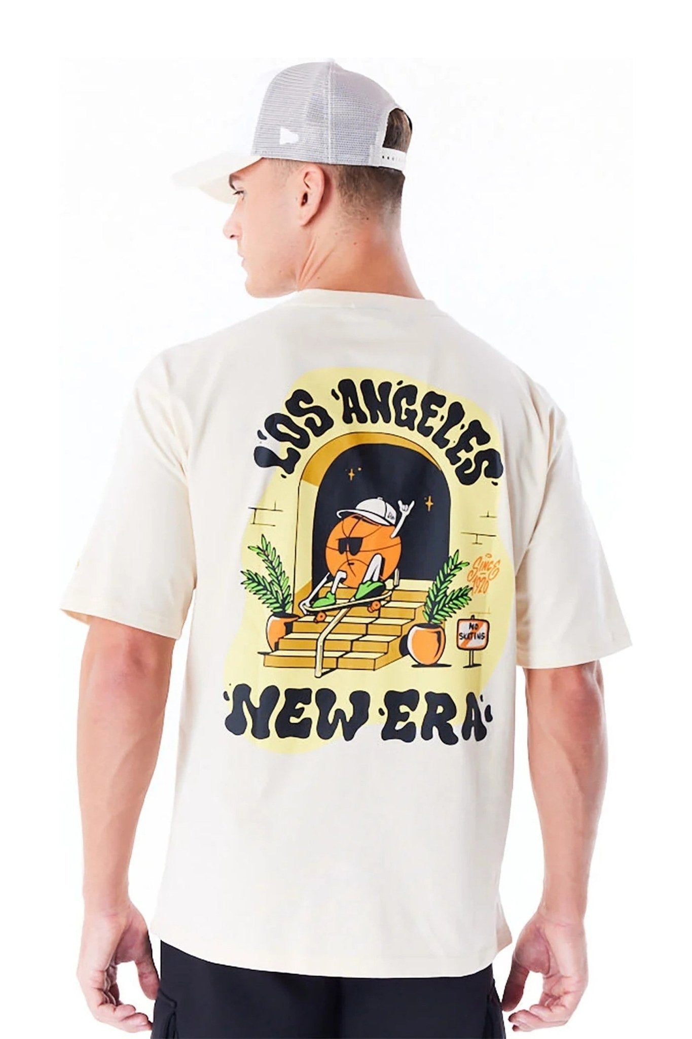 CAMISETA NEW ERA SAND LOS ANGELES LOCATION GRPHC OS TEE - AREA ZERO