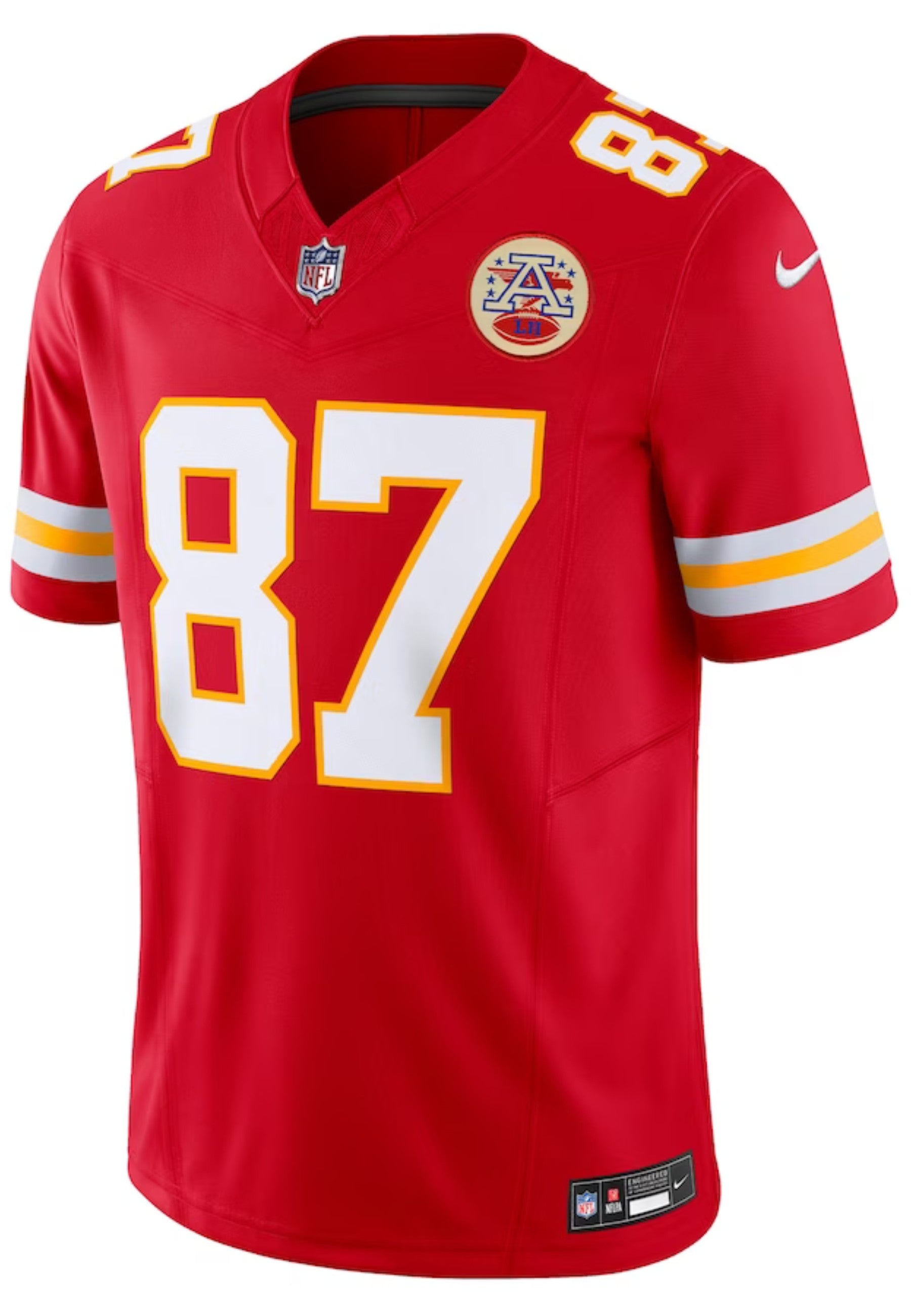 CAMISETA NFL NIKE ROJA CHIEFS TRAVIS KELCE 87 NFL JERSEY