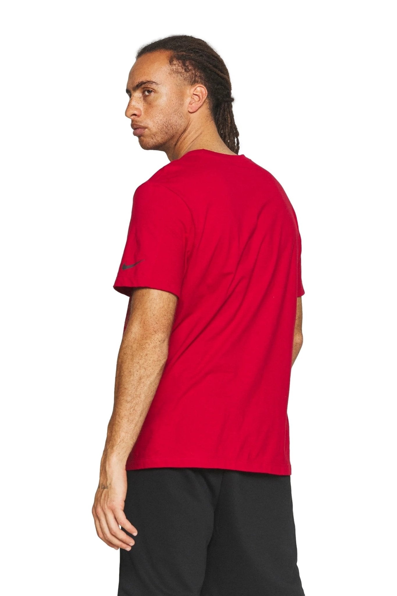 CAMISETA NIKE ROJA BUCCANEERS ESSENTIAL LOGO TEE - AREA ZERO