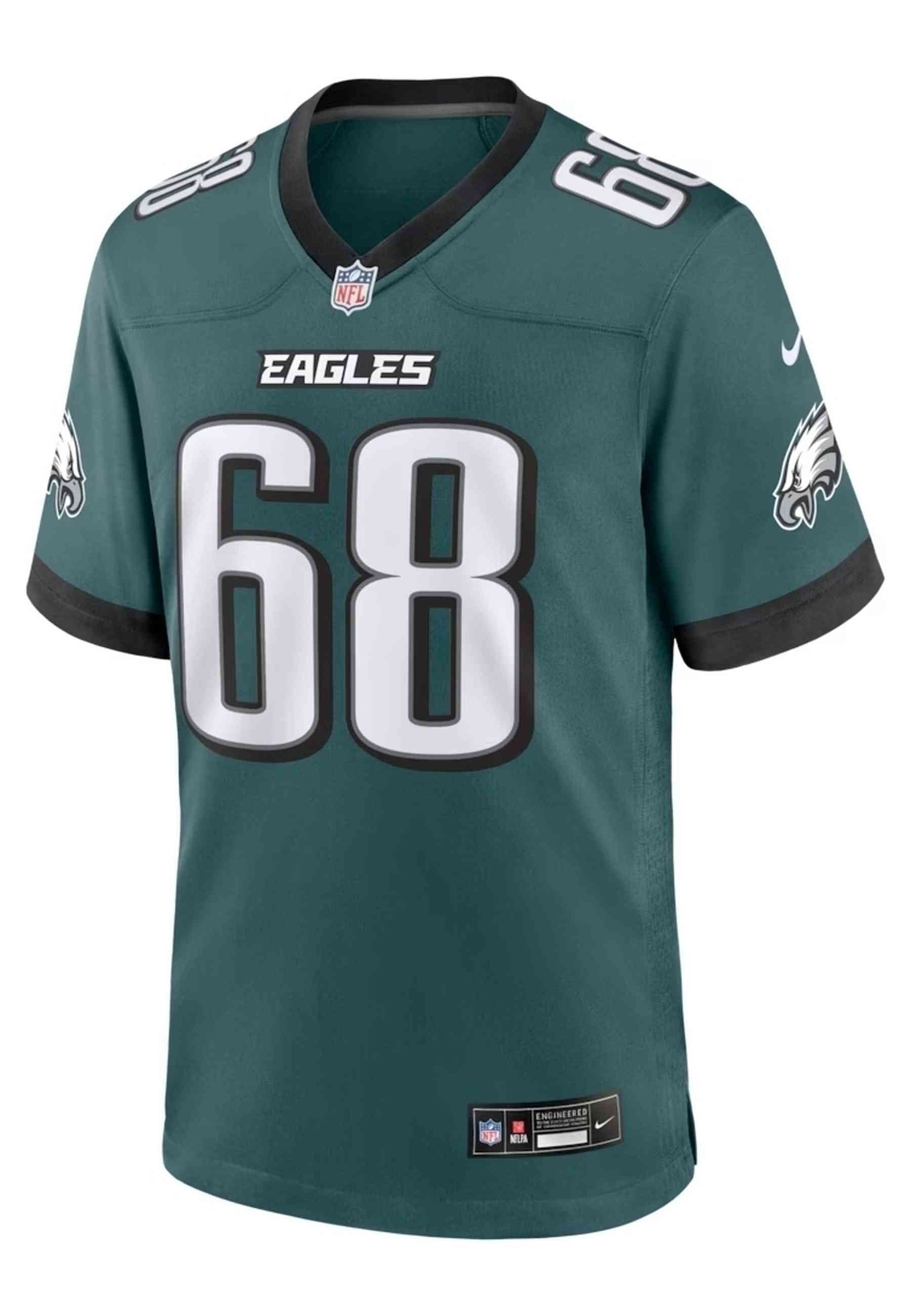 CAMISETA NIKE TEAL PHILLADELPHIA EAGLES MAILATA 68 HOME FIELD JERSEY