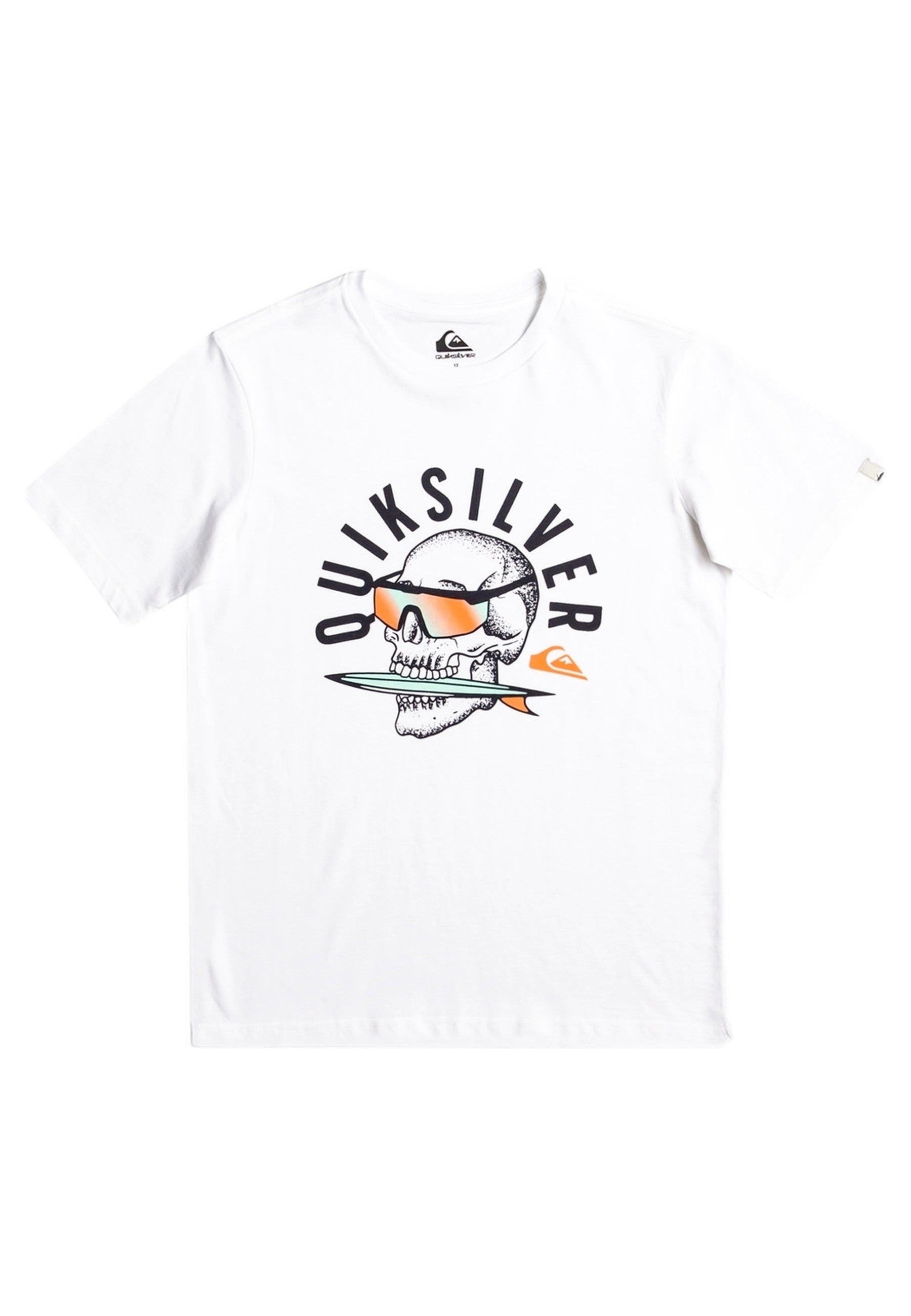 CAMISETA QUIKSILVER BLANCA ROCKIN SKULL M TEE KVJ0