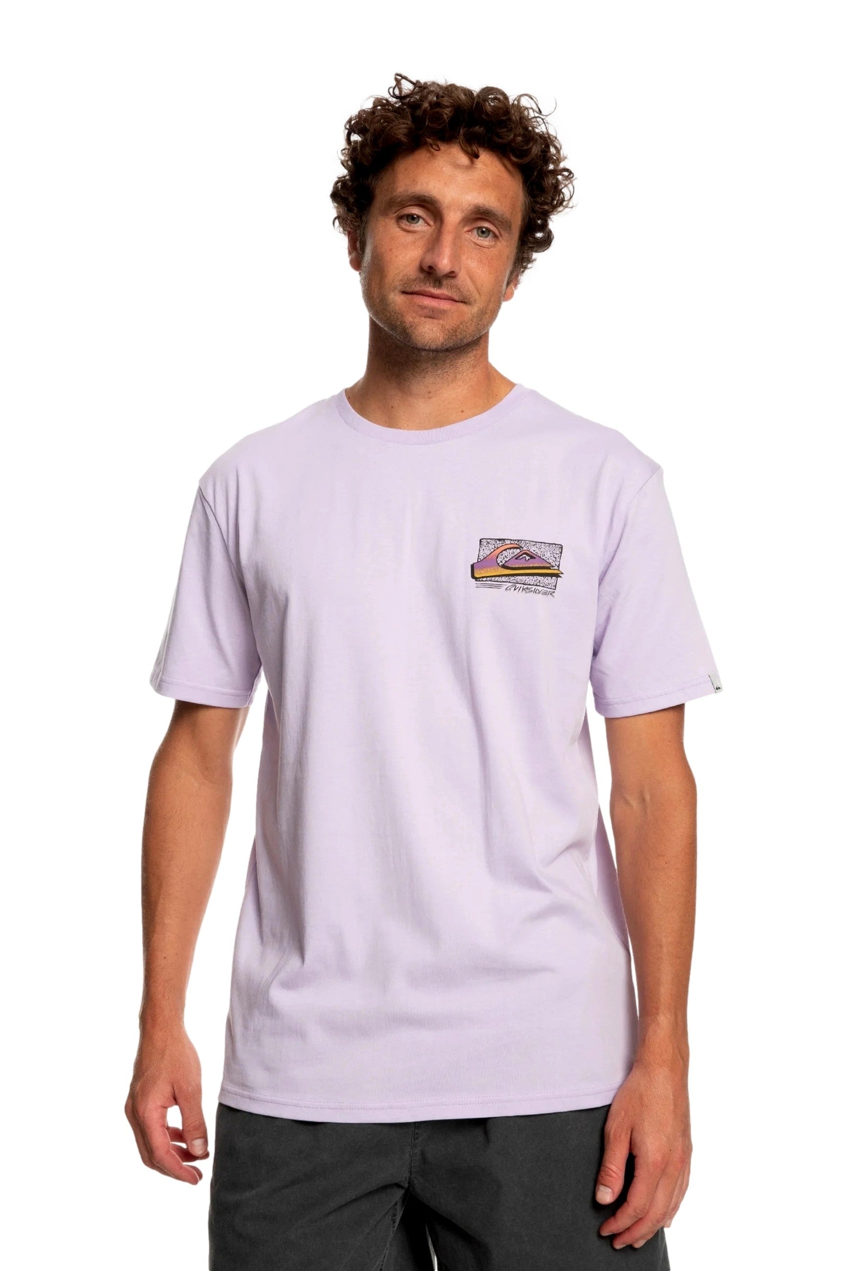 CAMISETA QUIKSILVER MORADA RETROFADE TEE PFM0