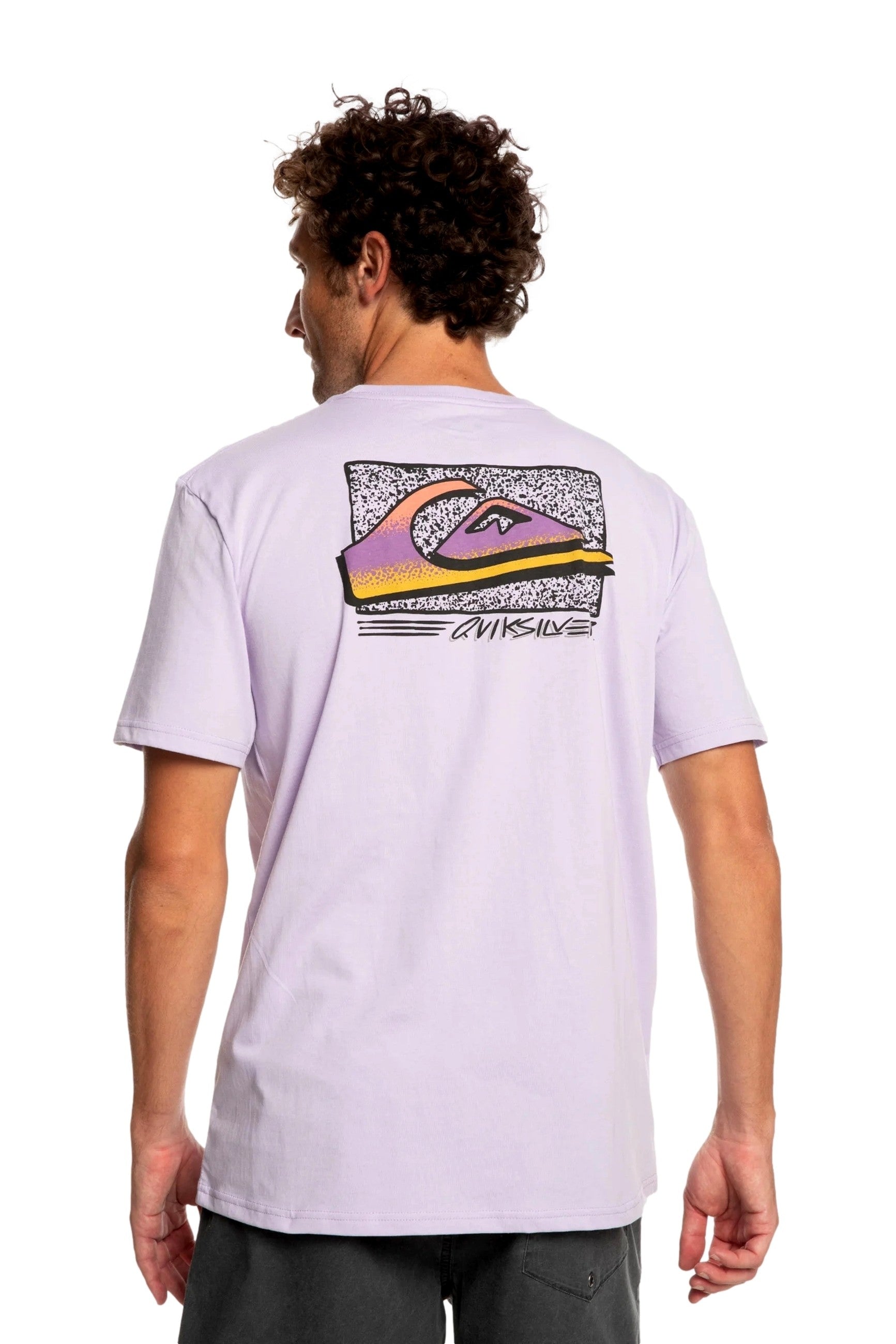 CAMISETA QUIKSILVER MORADA RETROFADE TEE PFM0