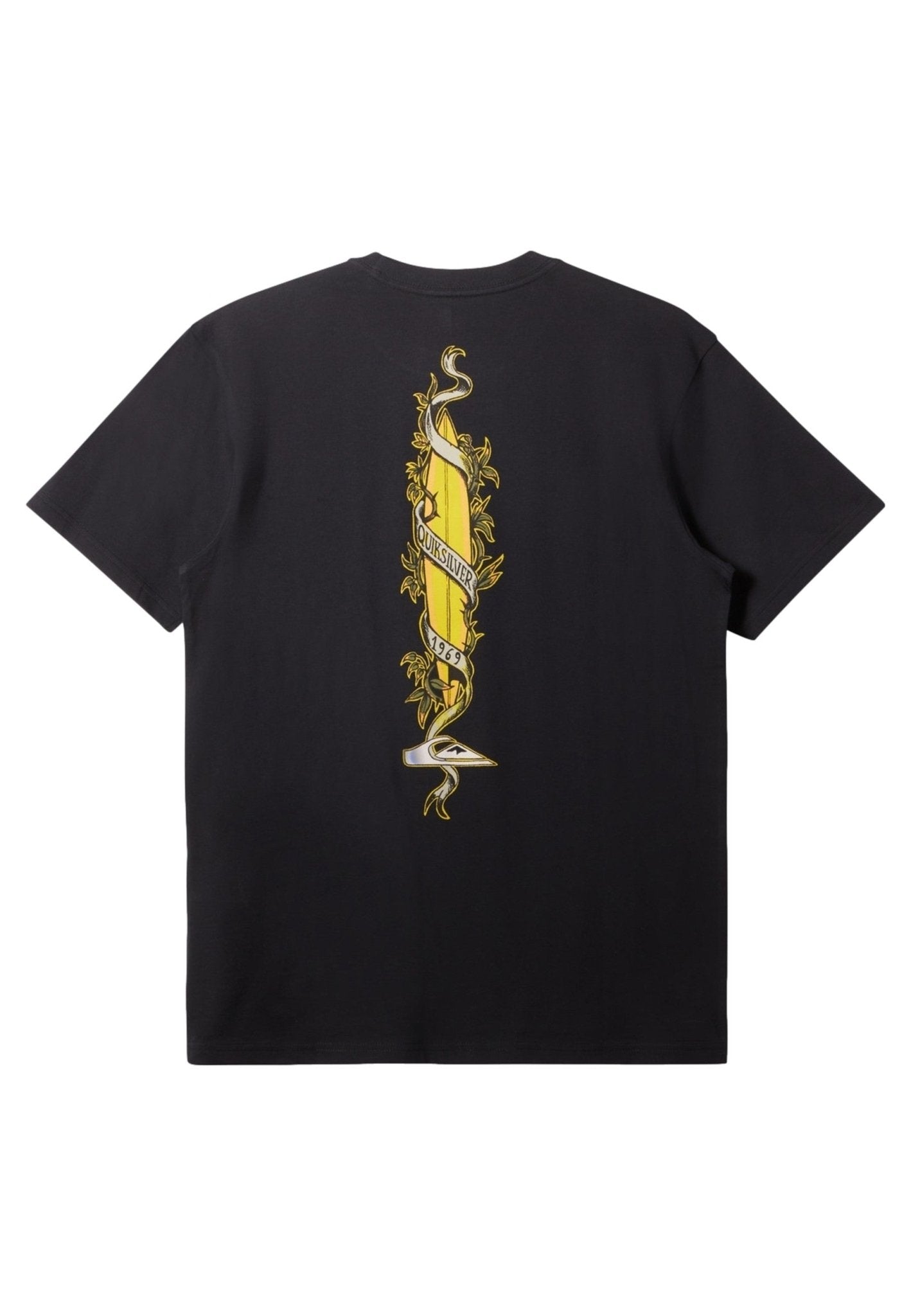 CAMISETA QUIKSILVER NEGRA STEP UP MOE TEE KVJ0 - AREA ZERO