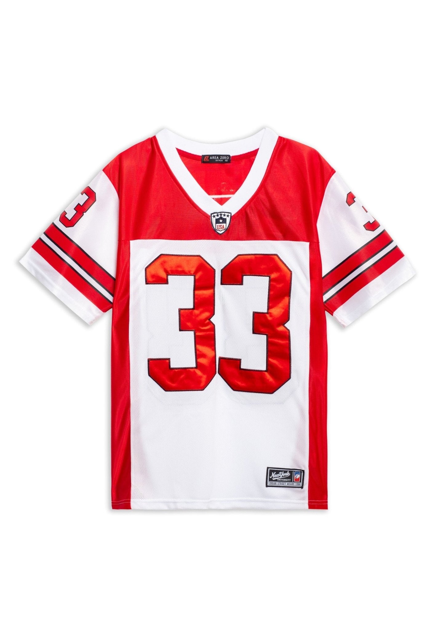 CAMISETA ROJA 33 PETERSON NFL JERSEY - AREA ZERO
