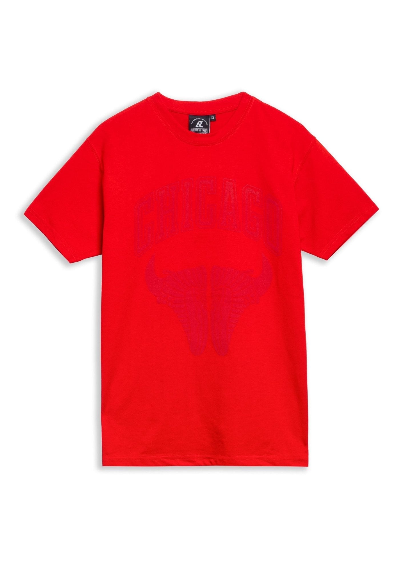 CAMISETA ROJA CHICAGO SNEAKERS TONED LOGO TEE - AREA ZERO
