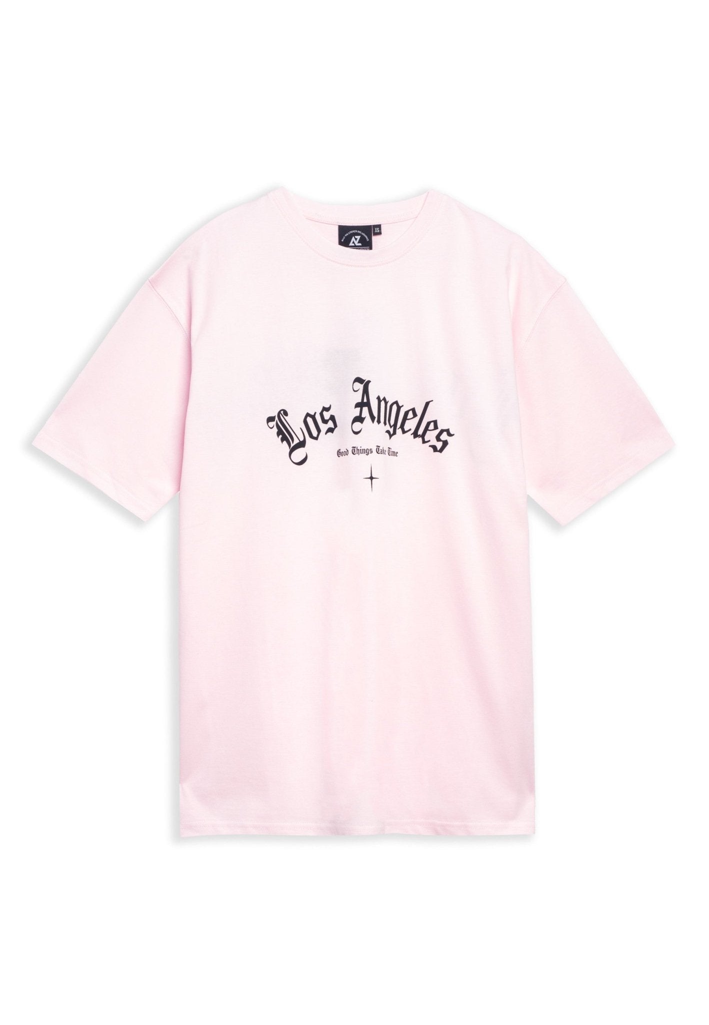 CAMISETA ROSA LOS ANGELES OVERSIZED TEE - AREA ZERO