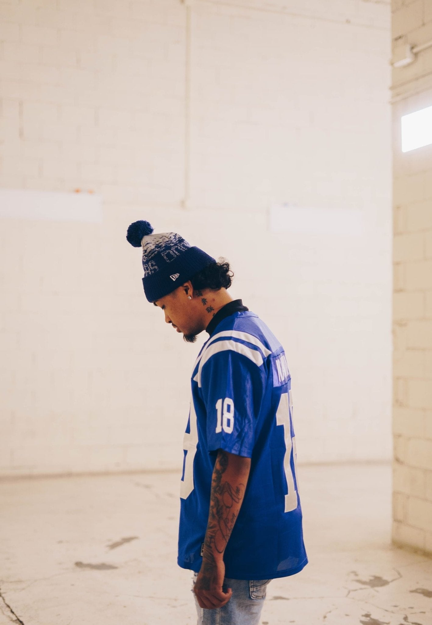 CAMISETA ROYAL 18 MANNING NFL JERSEY - AREA ZERO