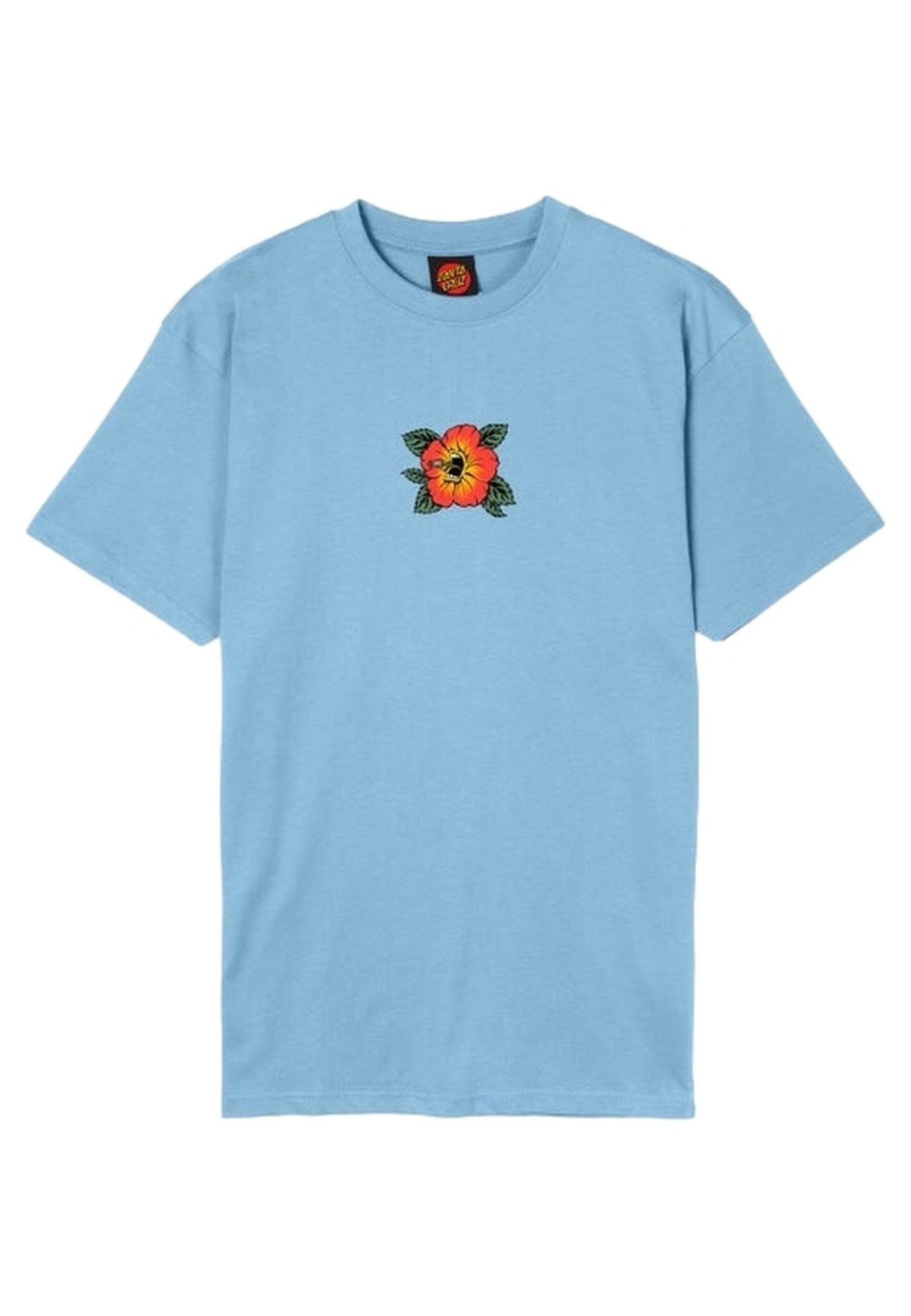 CAMISETA SANTA CRUZ AZUL SCREAMING HIBISCUS FRONT TEE - AREA ZERO