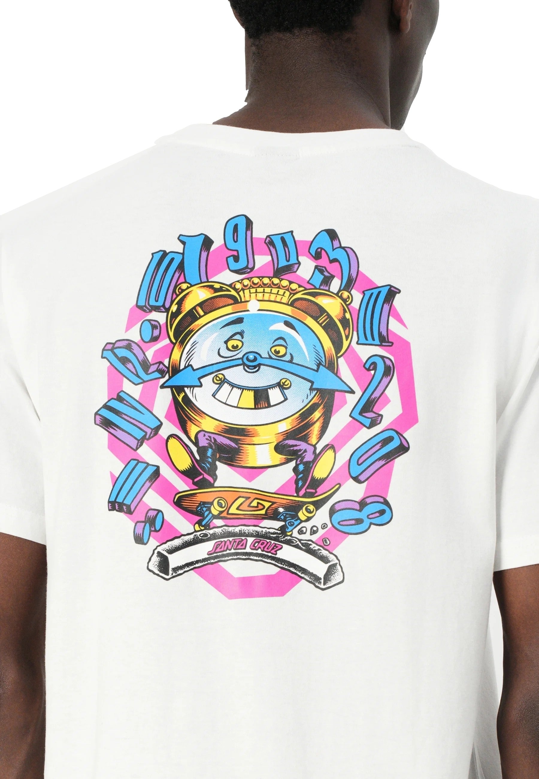 CAMISETA SANTA CRUZ BLANCA GRABKE ALL AROUND STACK TEE